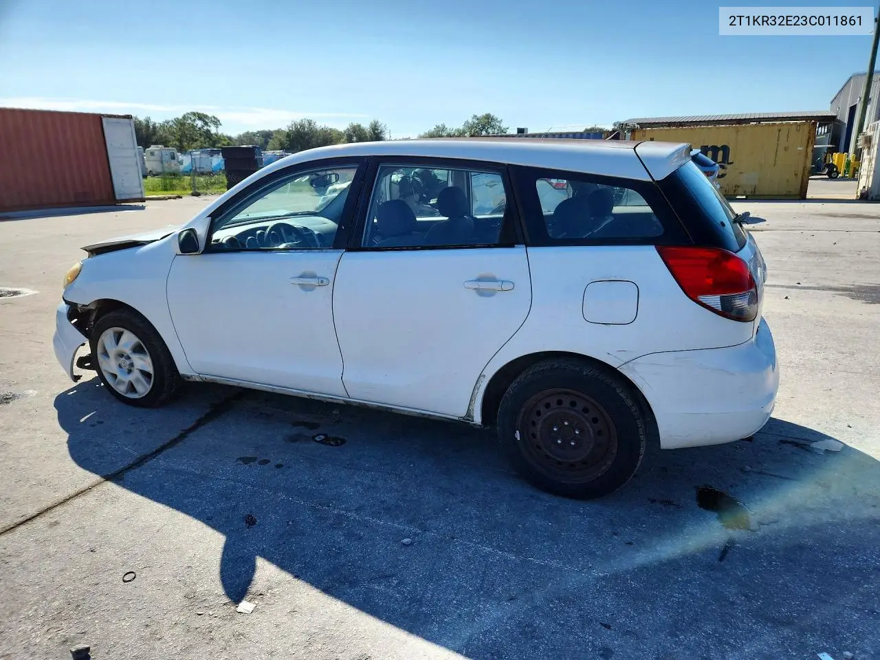 2003 TOYOTA MATRIX VIN 2T1KR32E23C011861 — фото 2