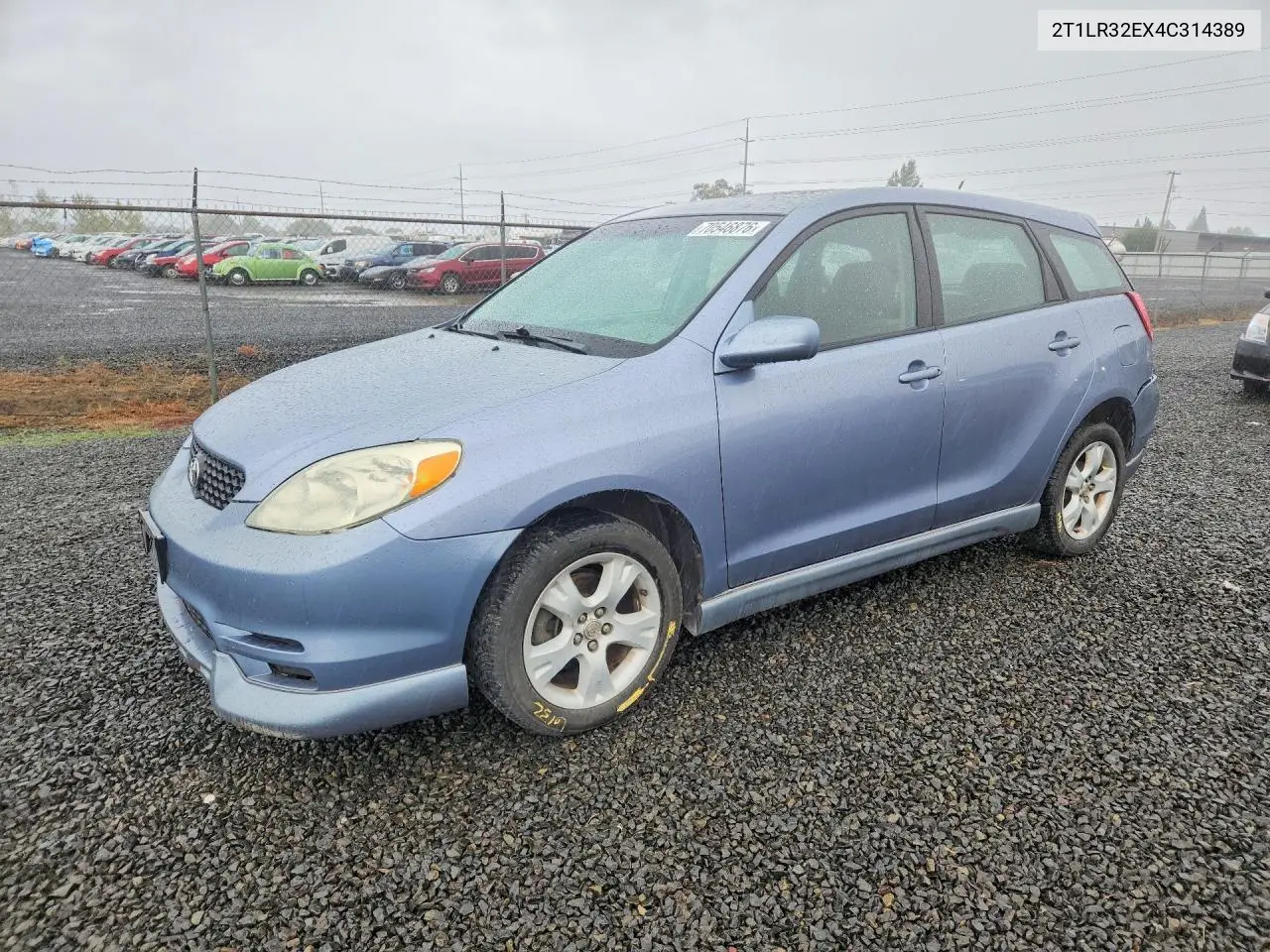 TOYOTA MATRIX 2004, VIN 2T1LR32EX4C314389