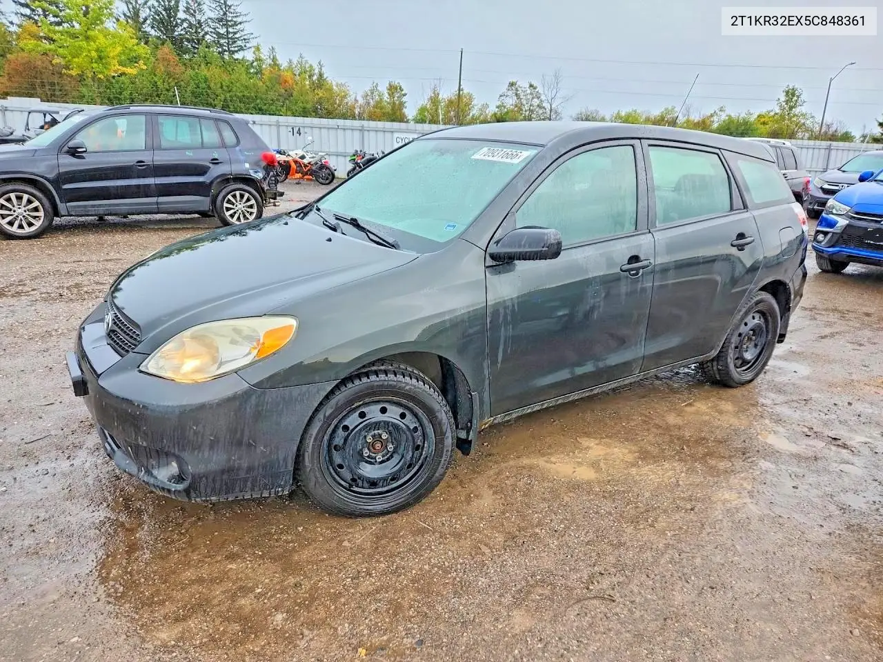 TOYOTA MATRIX 2005, VIN 2T1KR32EX5C848361