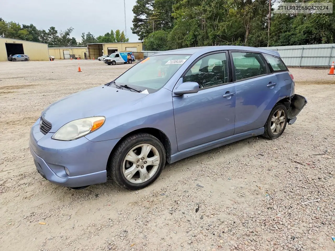 TOYOTA MATRIX 2005, VIN 2T1LR32E65C420274