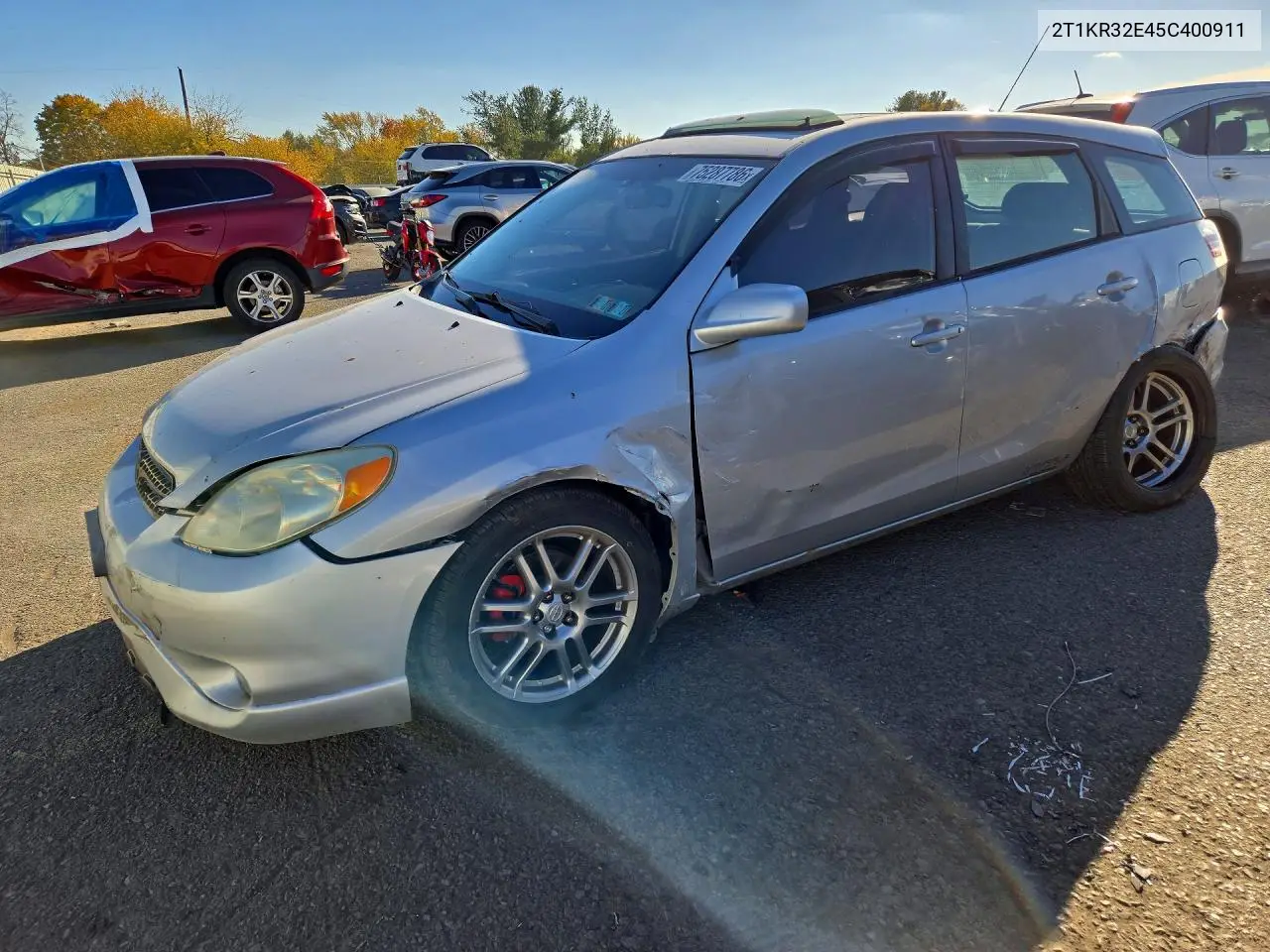 TOYOTA MATRIX 2005, VIN 2T1KR32E45C400911