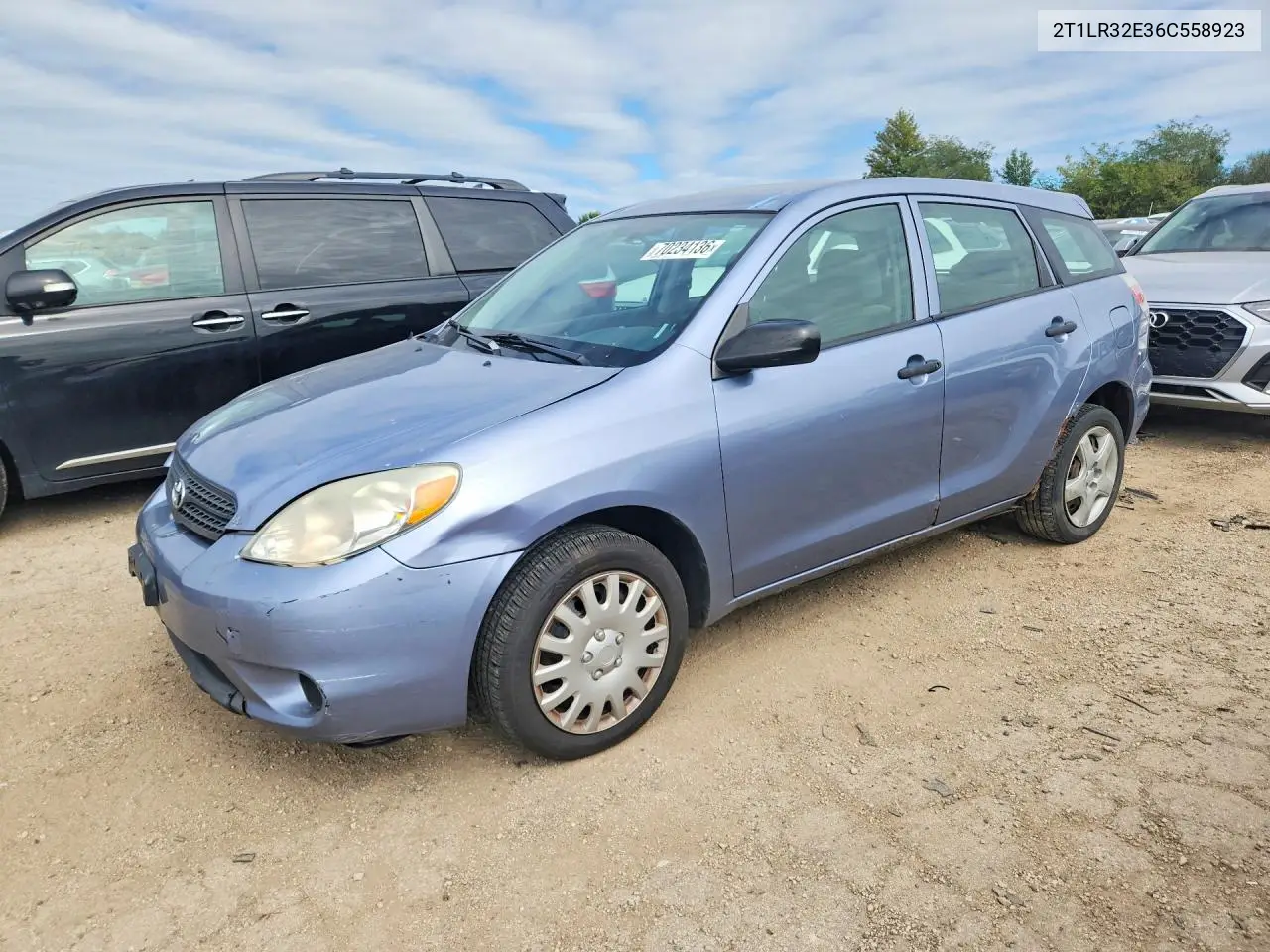TOYOTA MATRIX 2006, VIN 2T1LR32E36C558923