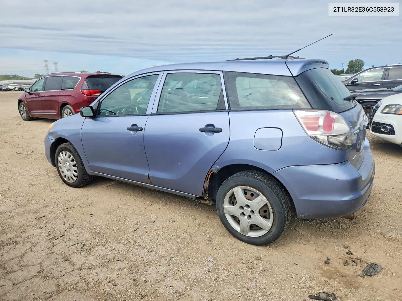 2006 TOYOTA MATRIX VIN 2T1LR32E36C558923 — фото 2