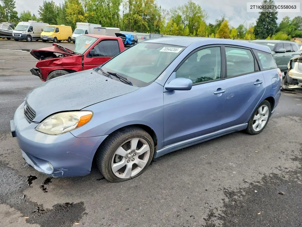 TOYOTA MATRIX 2006, VIN 2T1KR32E76C558063