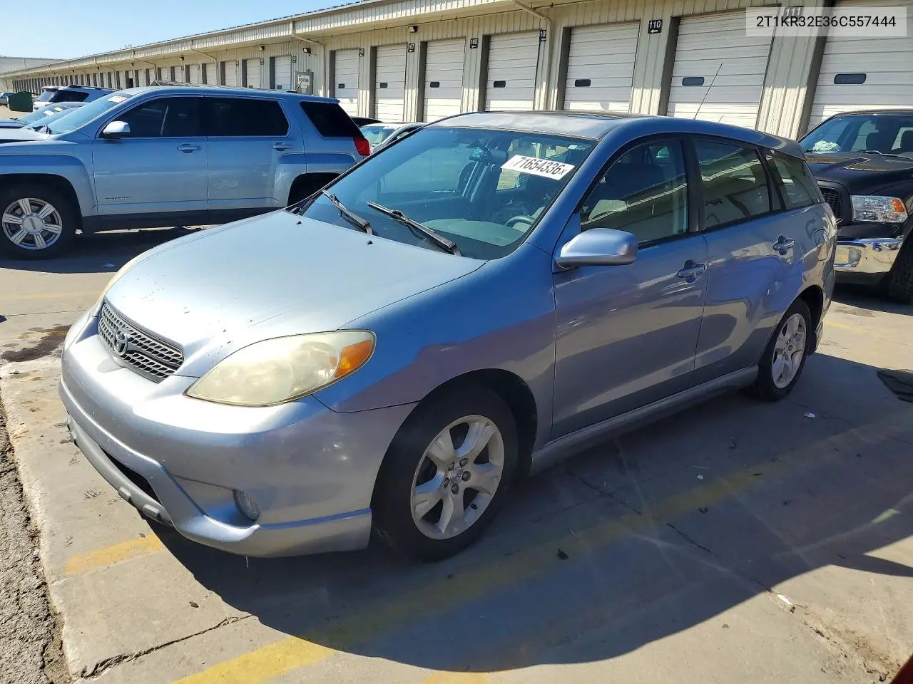 TOYOTA MATRIX 2006, VIN 2T1KR32E36C557444