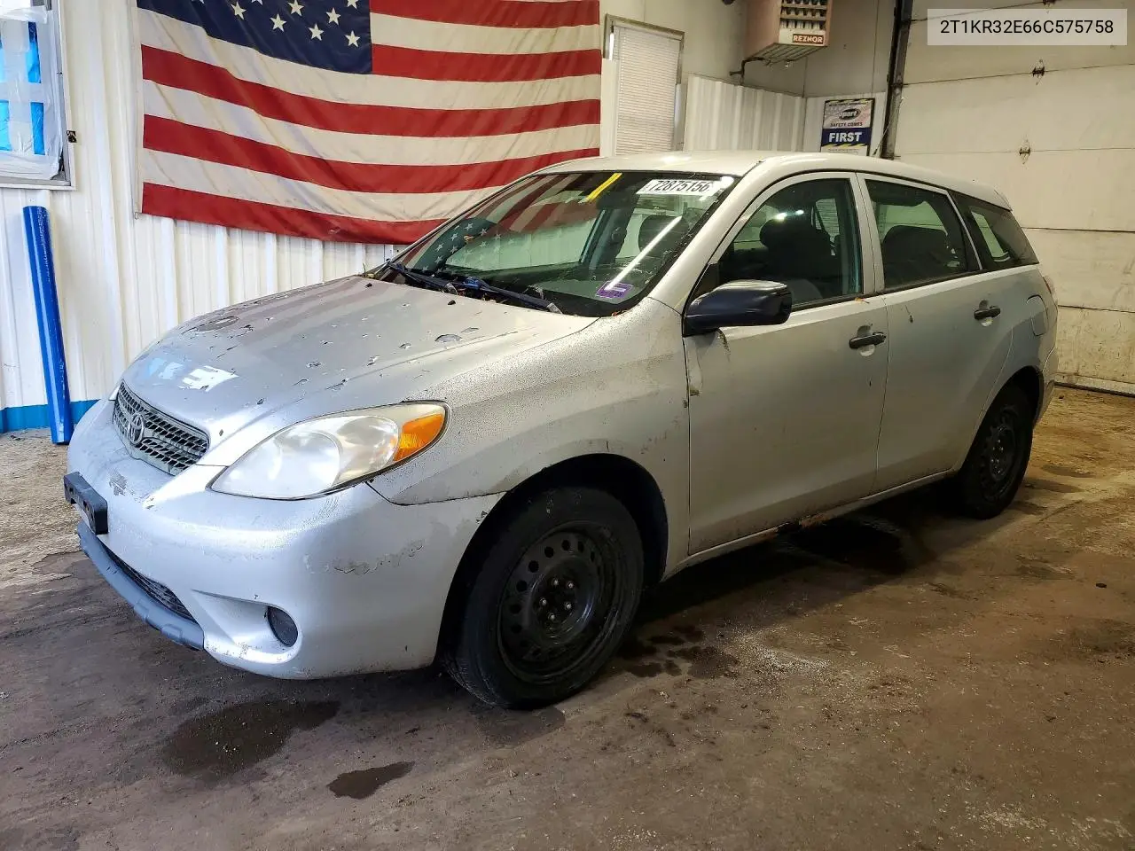 TOYOTA MATRIX 2006, VIN 2T1KR32E66C575758