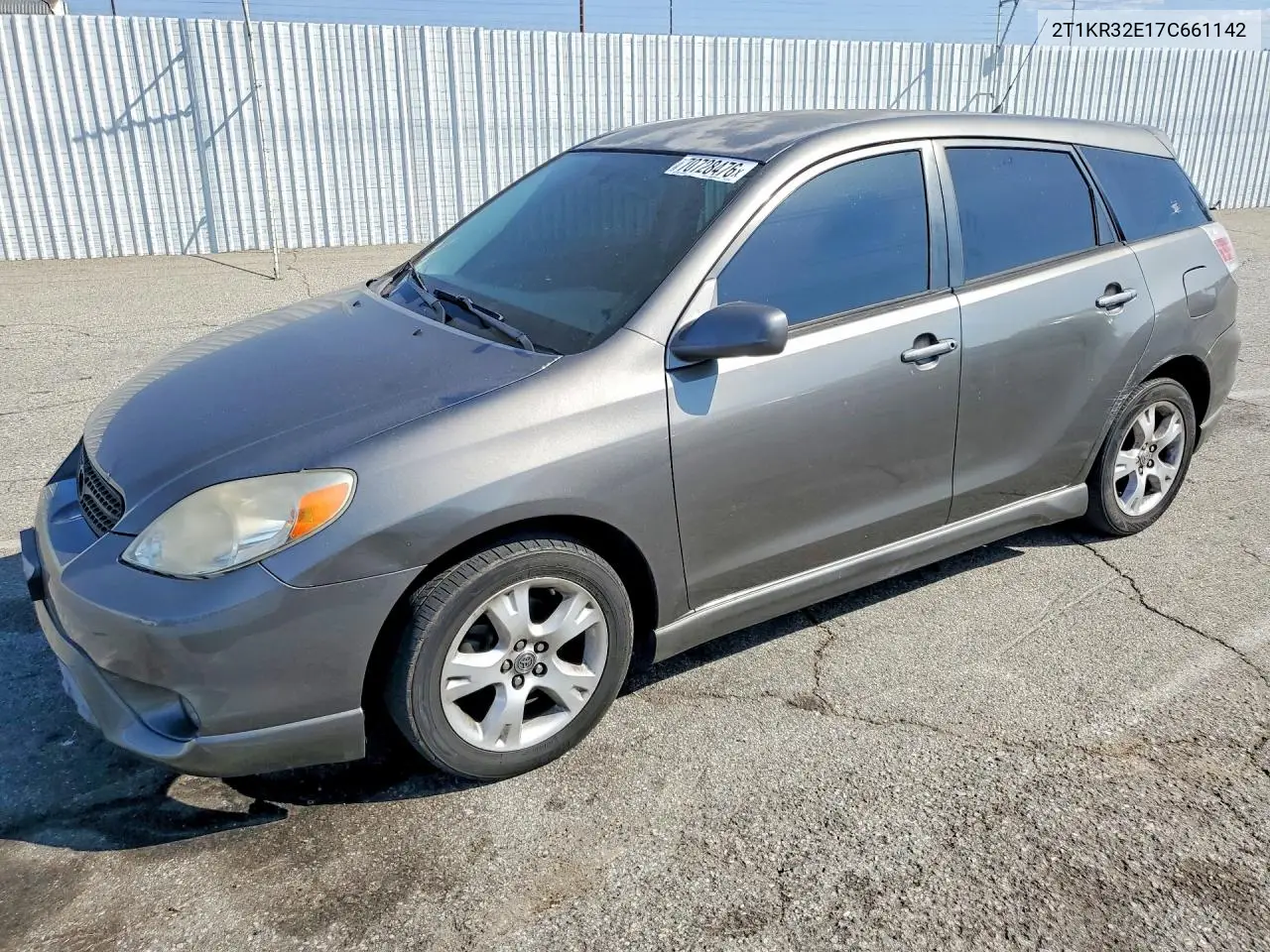 TOYOTA MATRIX 2007, VIN 2T1KR32E17C661142