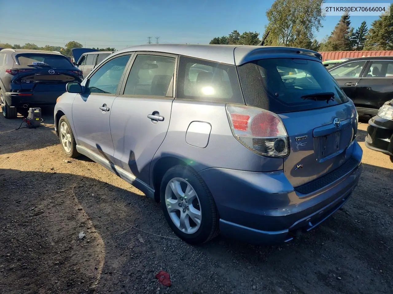 2007 TOYOTA MATRIX VIN 2T1KR30EX7C666004 — фото 2