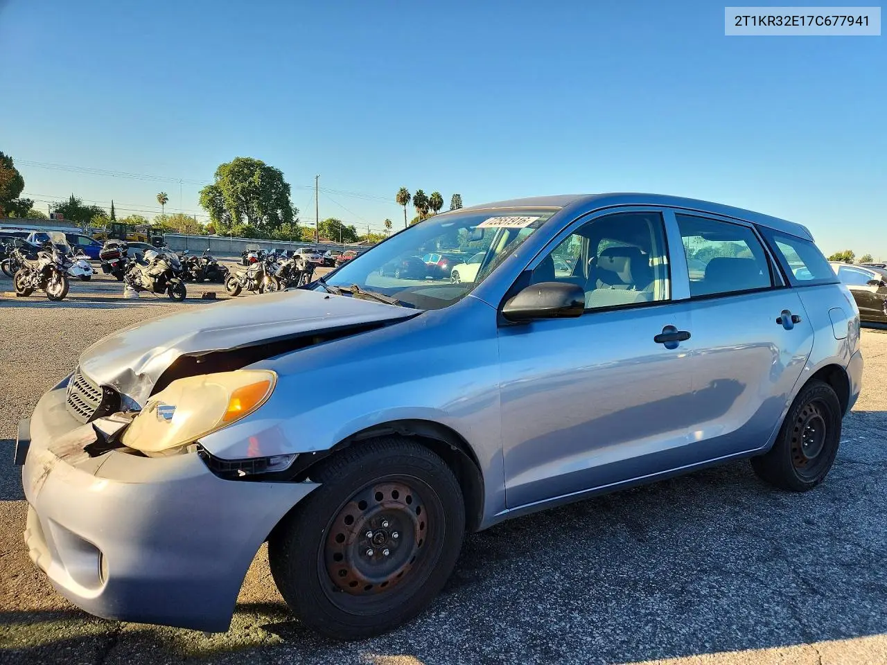 TOYOTA MATRIX 2007, VIN 2T1KR32E17C677941