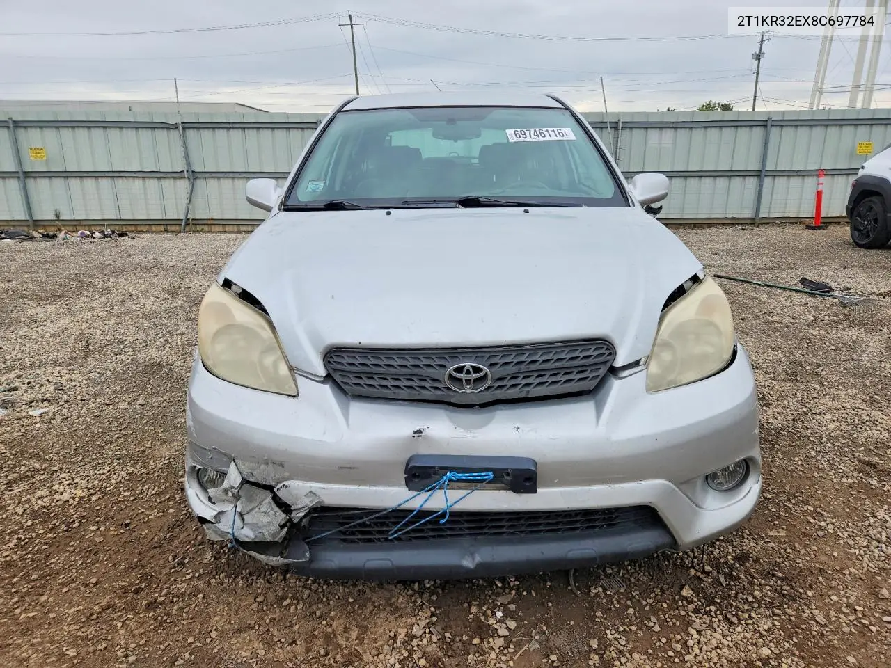 2008 TOYOTA MATRIX VIN 2T1KR32EX8C697784 — фото 5