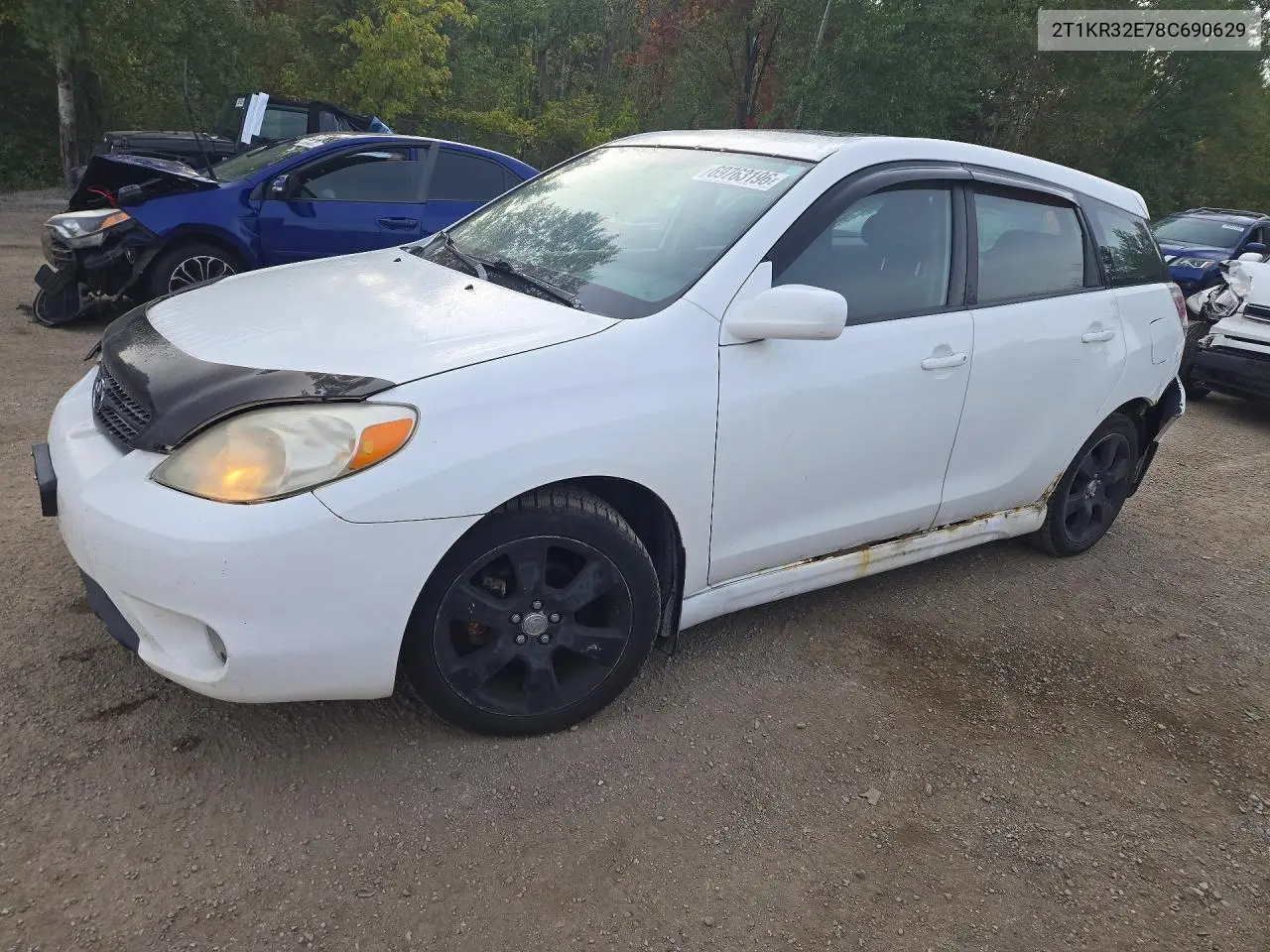 TOYOTA MATRIX 2008, VIN 2T1KR32E78C690629