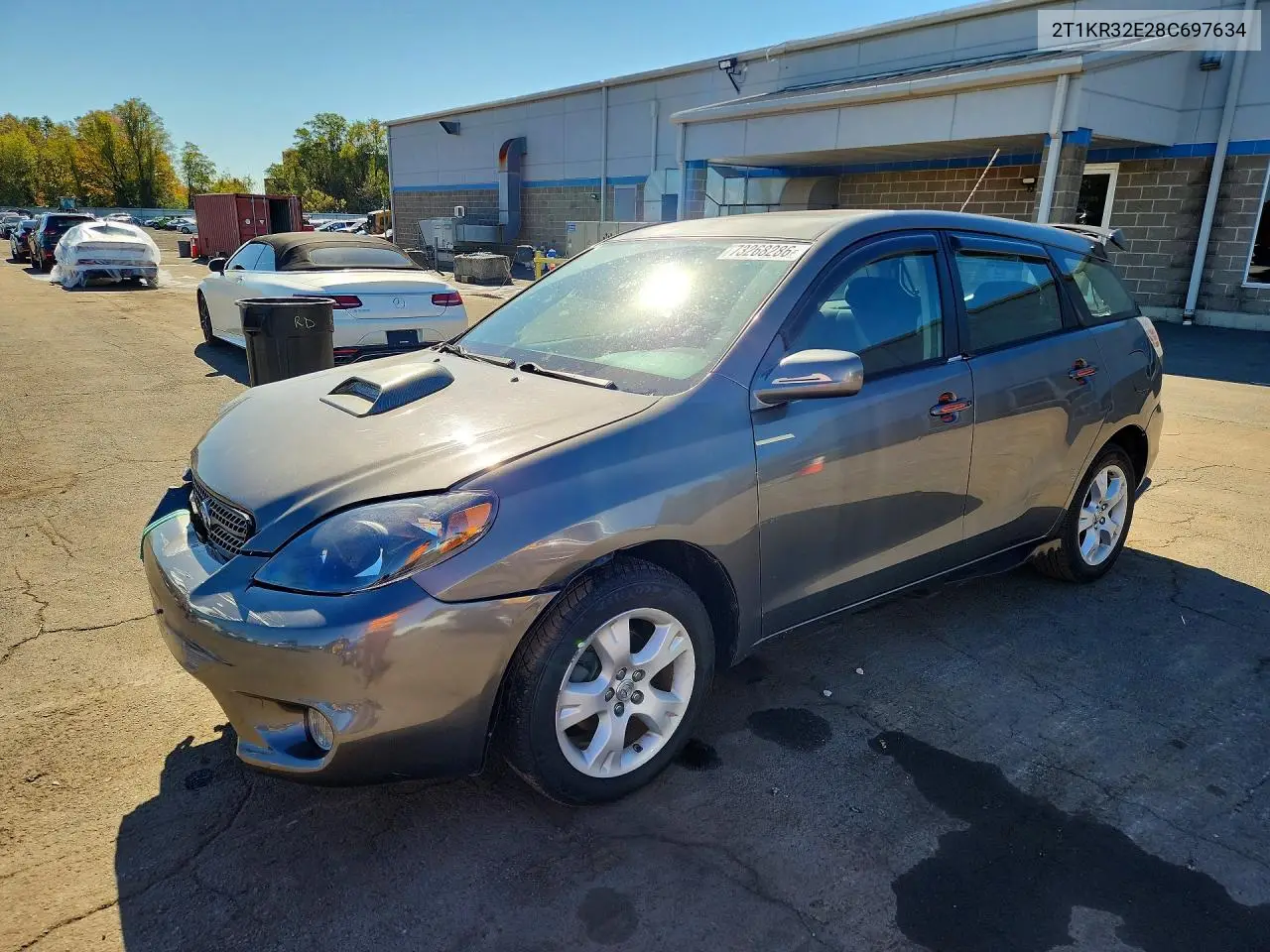 TOYOTA MATRIX 2008, VIN 2T1KR32E28C697634