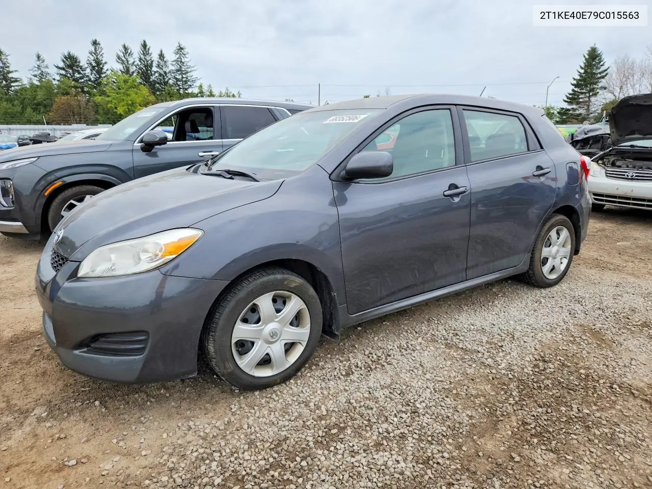 TOYOTA MATRIX 2009, VIN 2T1KE40E79C015563