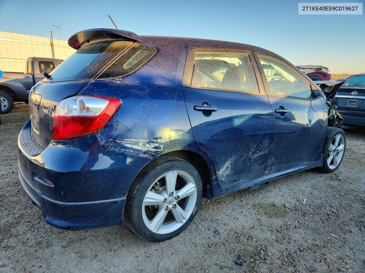 2009 TOYOTA MATRIX VIN 2T1KE40E59C019627 — фото 3