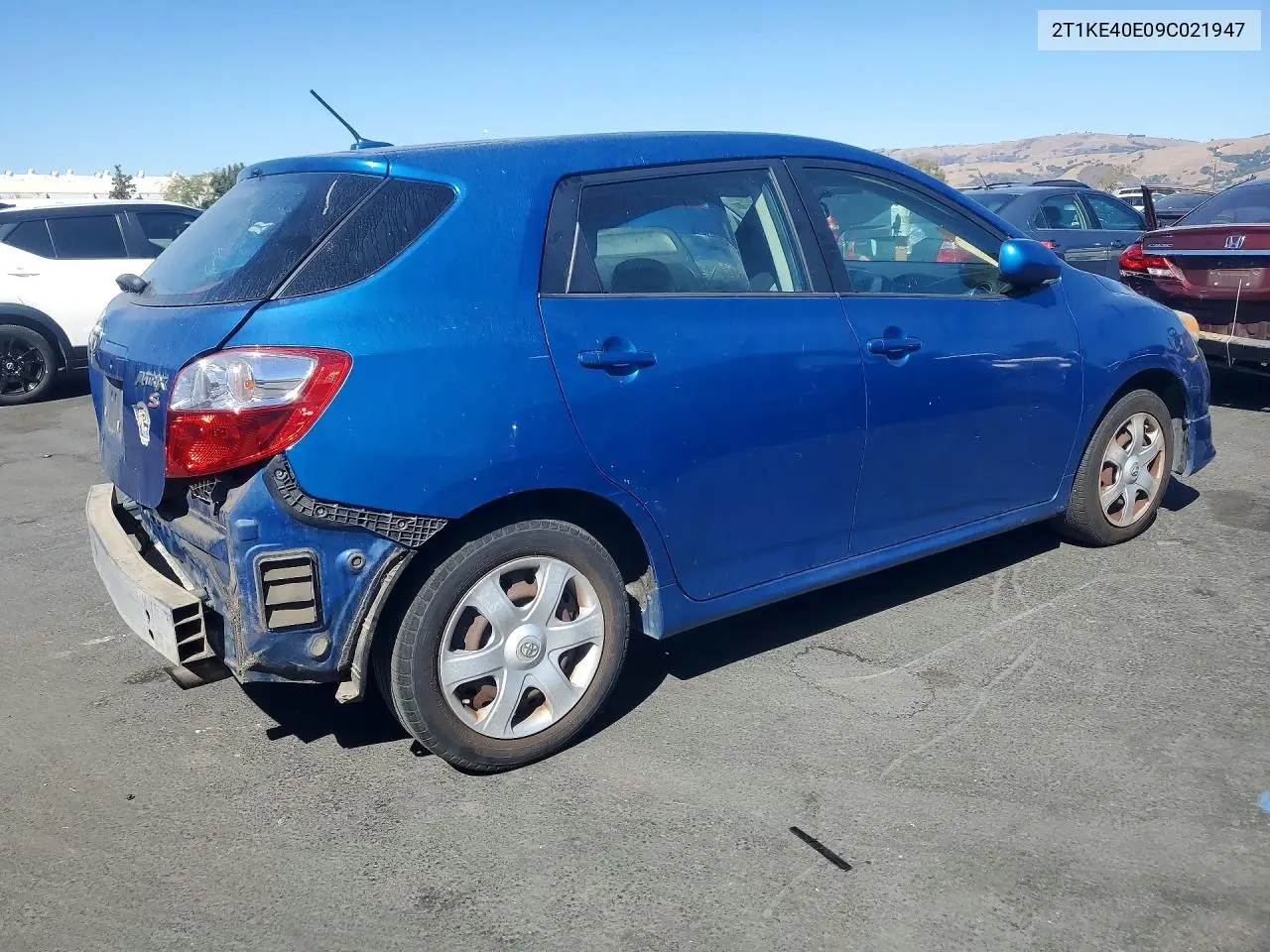 2009 TOYOTA MATRIX VIN 2T1KE40E09C021947 — фото 3
