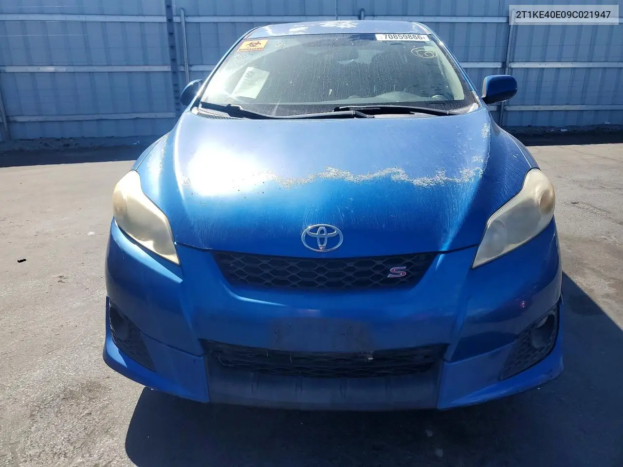 2009 TOYOTA MATRIX VIN 2T1KE40E09C021947 — фото 5