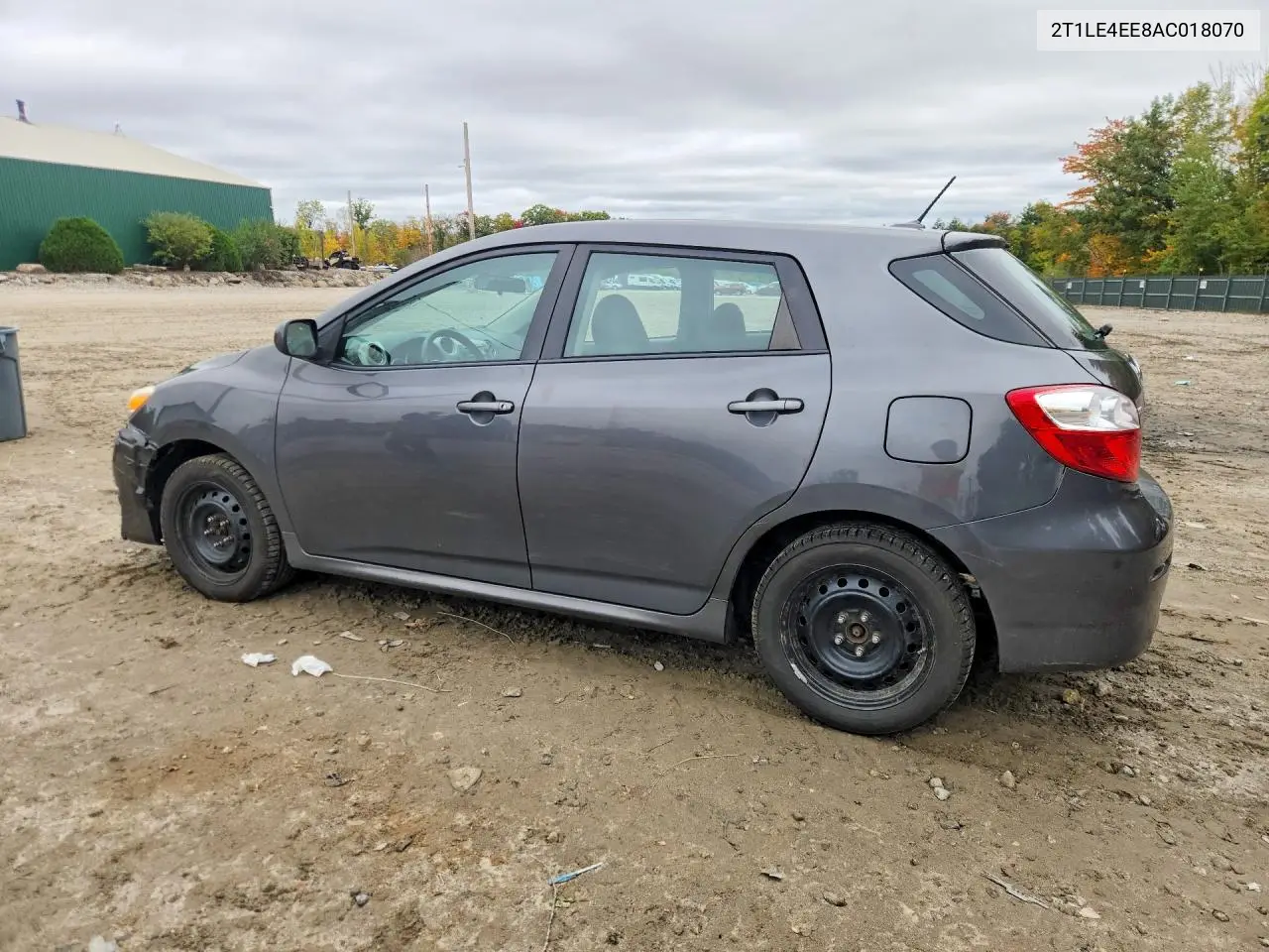 2010 TOYOTA MATRIX VIN 2T1LE4EE8AC018070 — фото 2