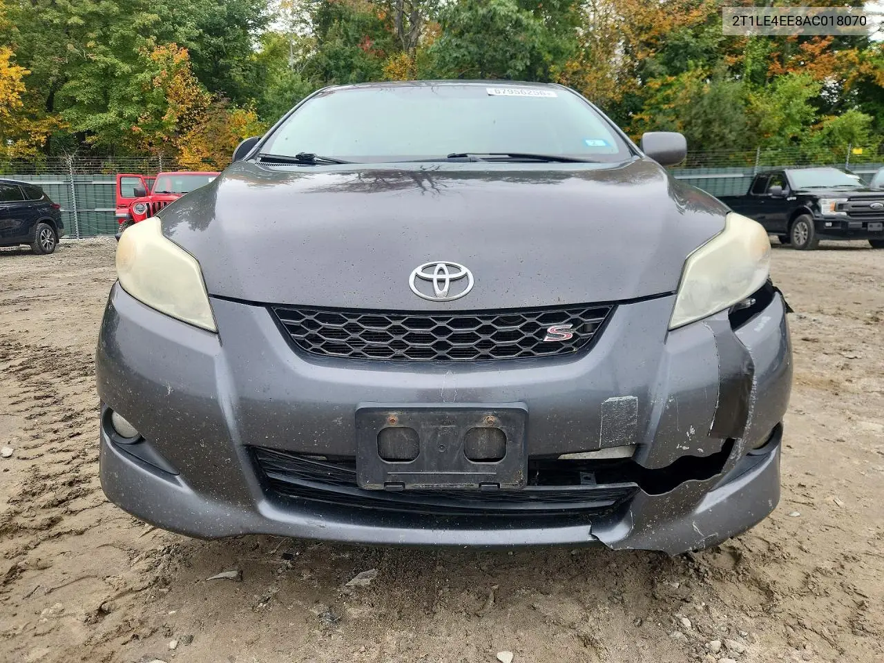 2010 TOYOTA MATRIX VIN 2T1LE4EE8AC018070 — фото 5