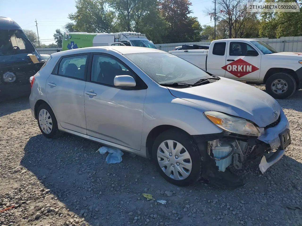 2010 TOYOTA MATRIX VIN 2T1KU4EE7AC502200 — фото 4