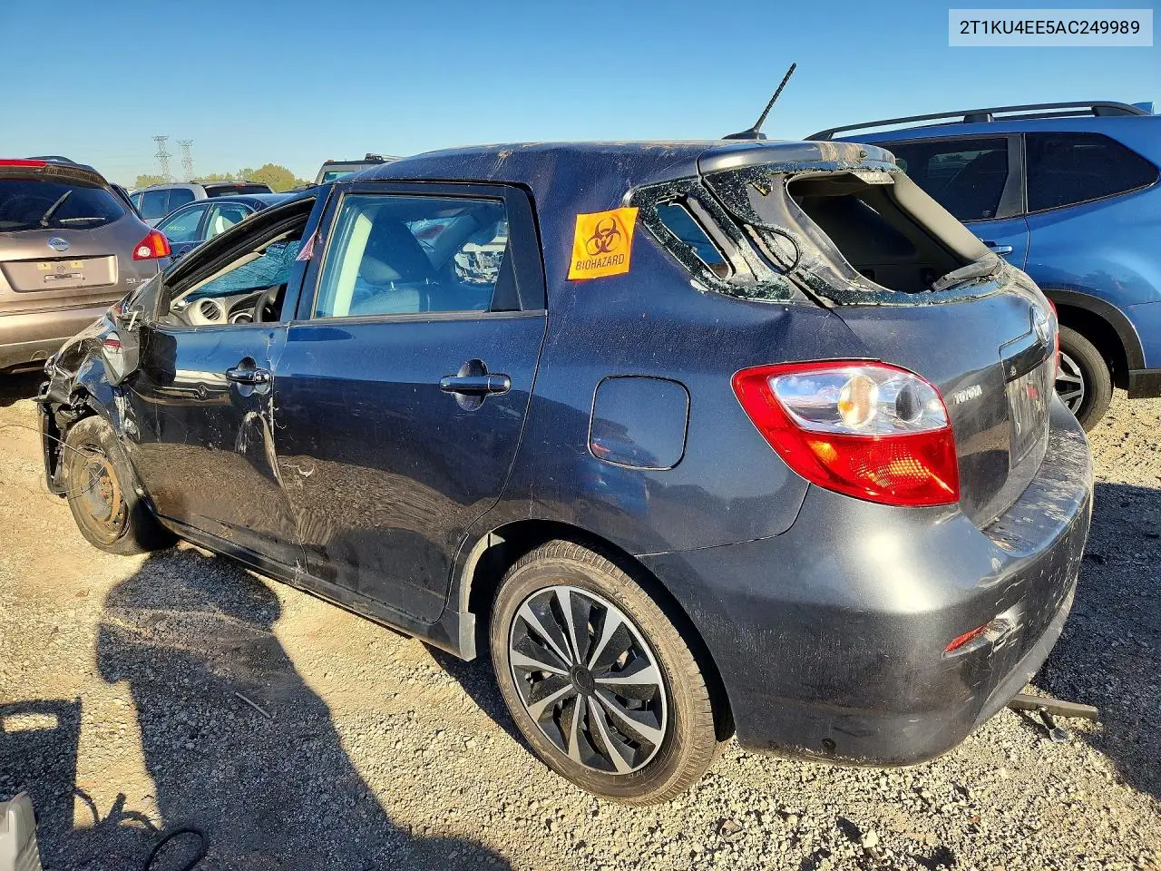 2010 TOYOTA MATRIX VIN 2T1KU4EE5AC249989 — фото 2