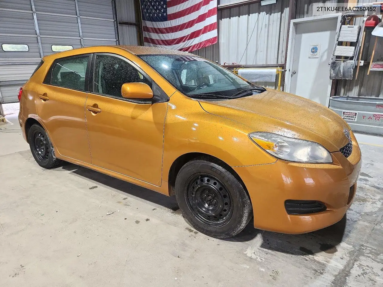2010 TOYOTA MATRIX VIN 2T1KU4EE6AC260452 — фото 4