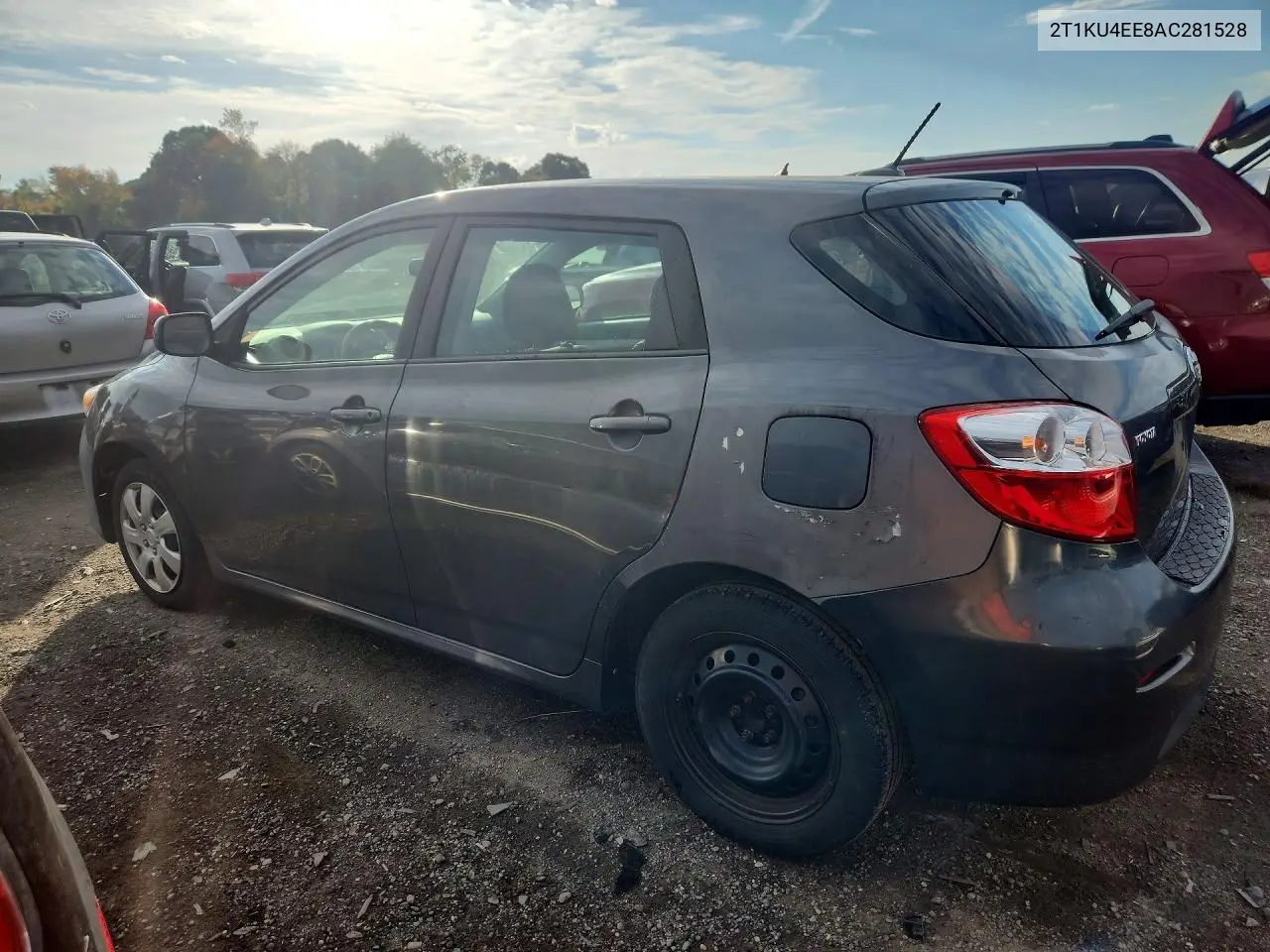 2010 TOYOTA MATRIX VIN 2T1KU4EE8AC281528 — фото 2