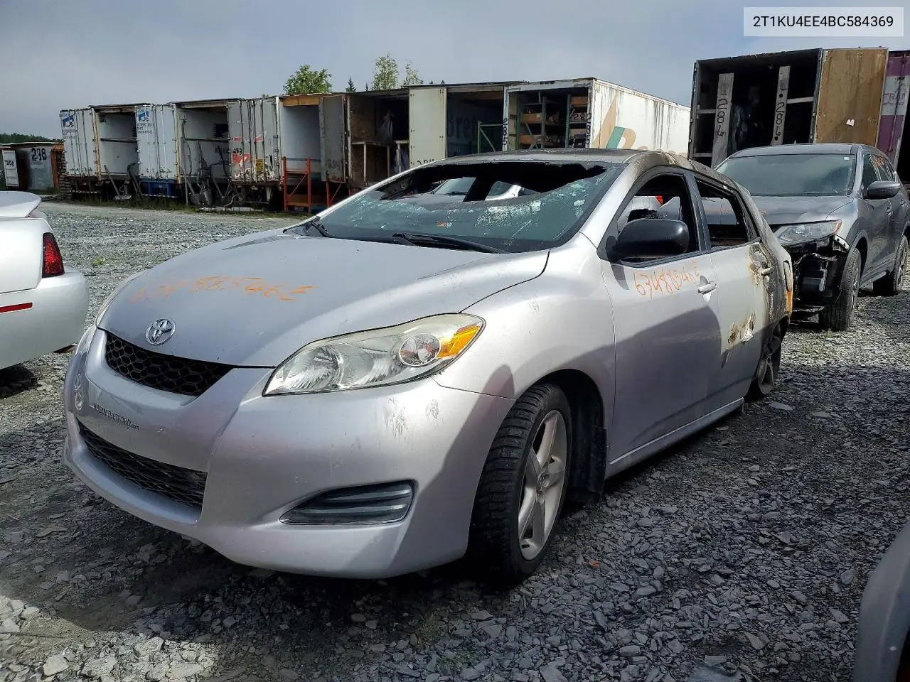 TOYOTA MATRIX 2011, VIN 2T1KU4EE4BC584369