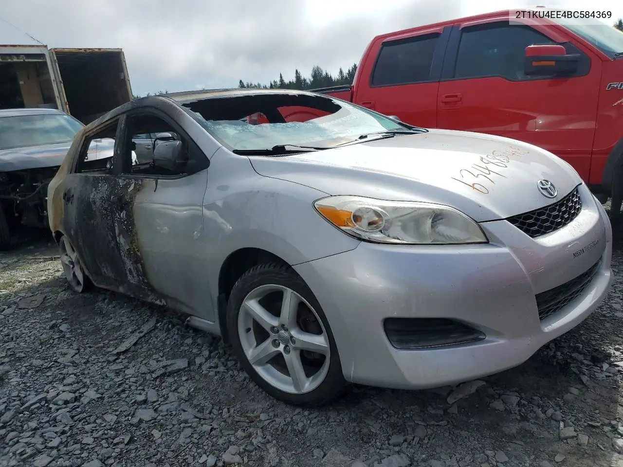 2011 TOYOTA MATRIX VIN 2T1KU4EE4BC584369 — фото 4