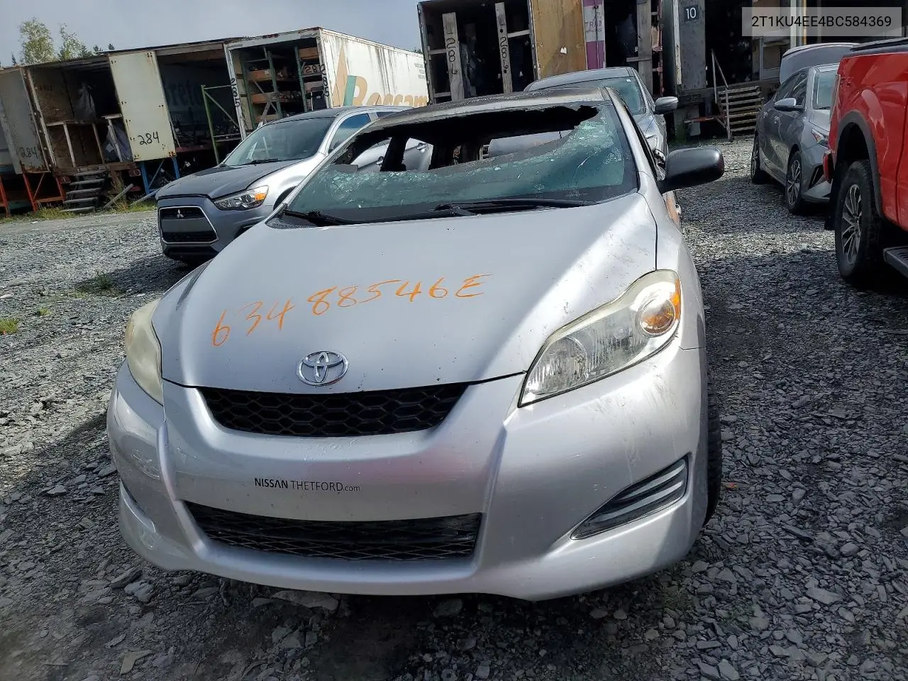 2011 TOYOTA MATRIX VIN 2T1KU4EE4BC584369 — фото 5