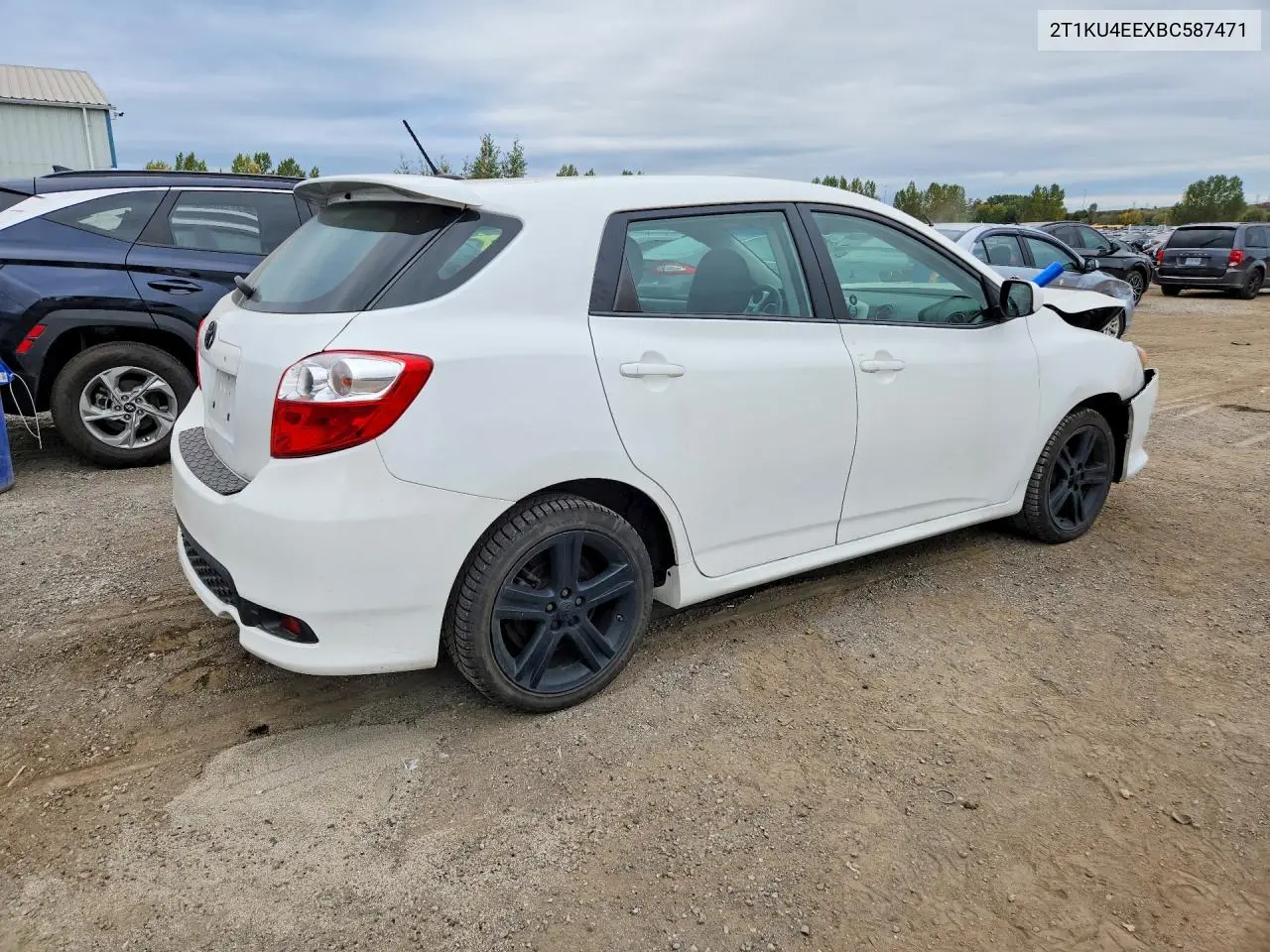 2011 TOYOTA MATRIX VIN 2T1KU4EEXBC587471 — фото 3