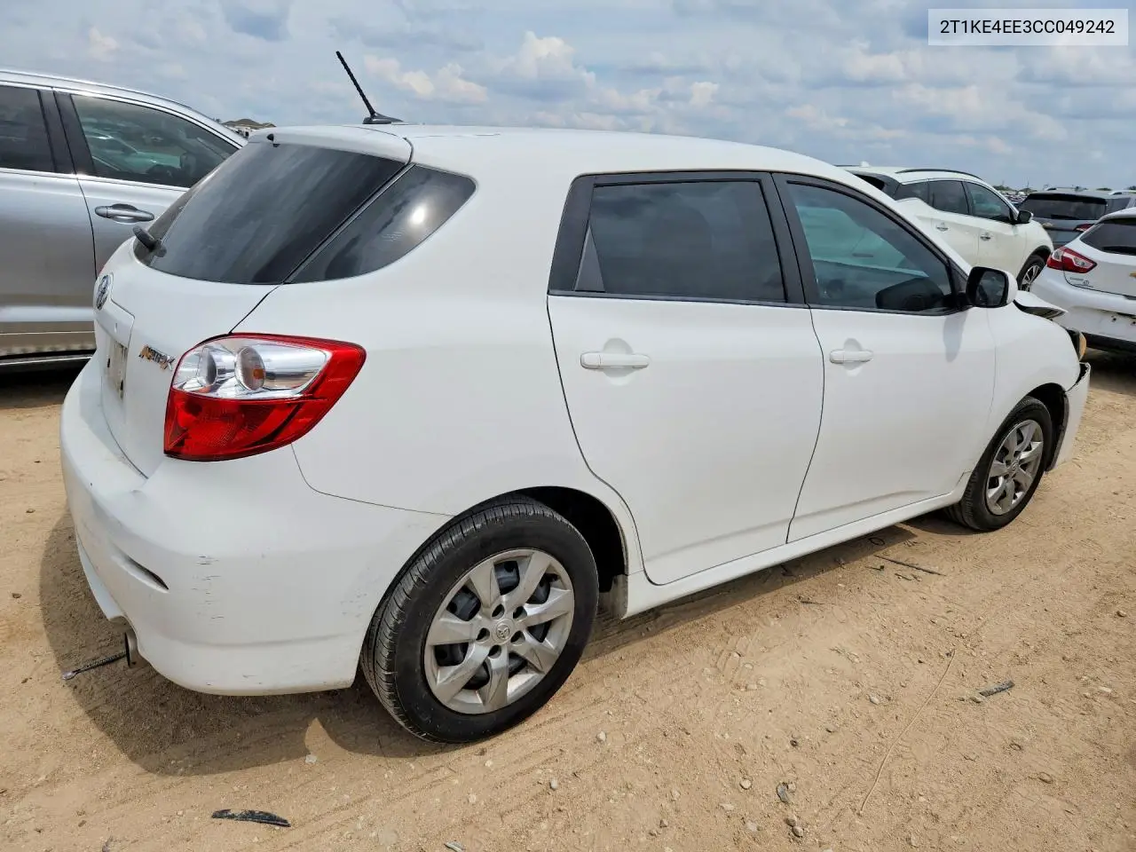2012 TOYOTA MATRIX VIN 2T1KE4EE3CC049242 — фото 3