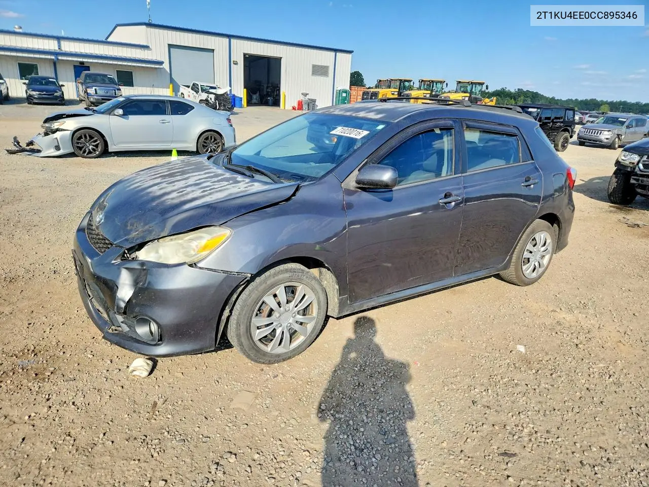 TOYOTA MATRIX 2012, VIN 2T1KU4EE0CC895346