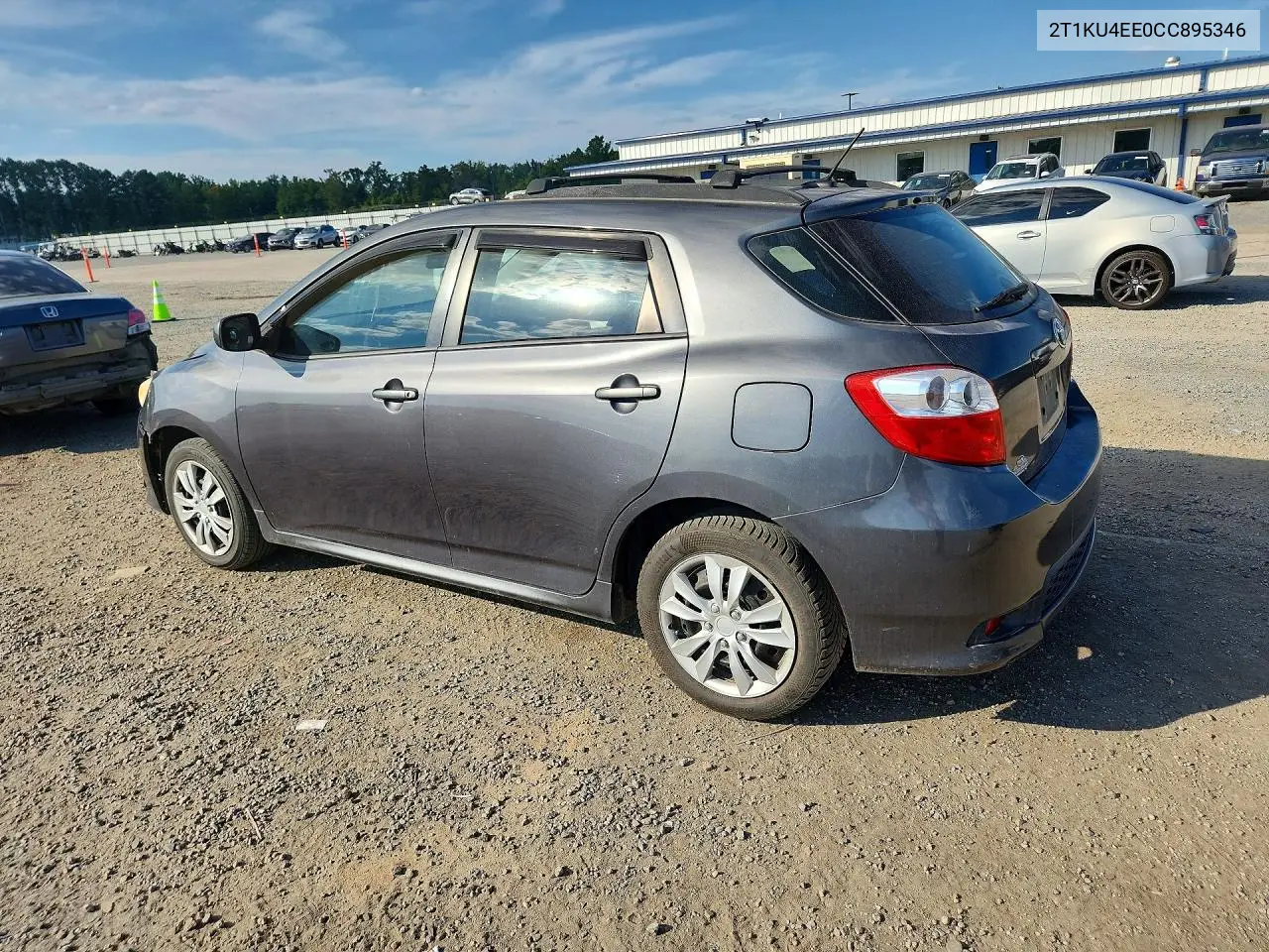 2012 TOYOTA MATRIX VIN 2T1KU4EE0CC895346 — фото 2