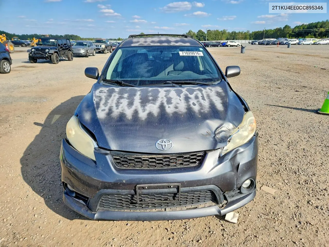 2012 TOYOTA MATRIX VIN 2T1KU4EE0CC895346 — фото 5