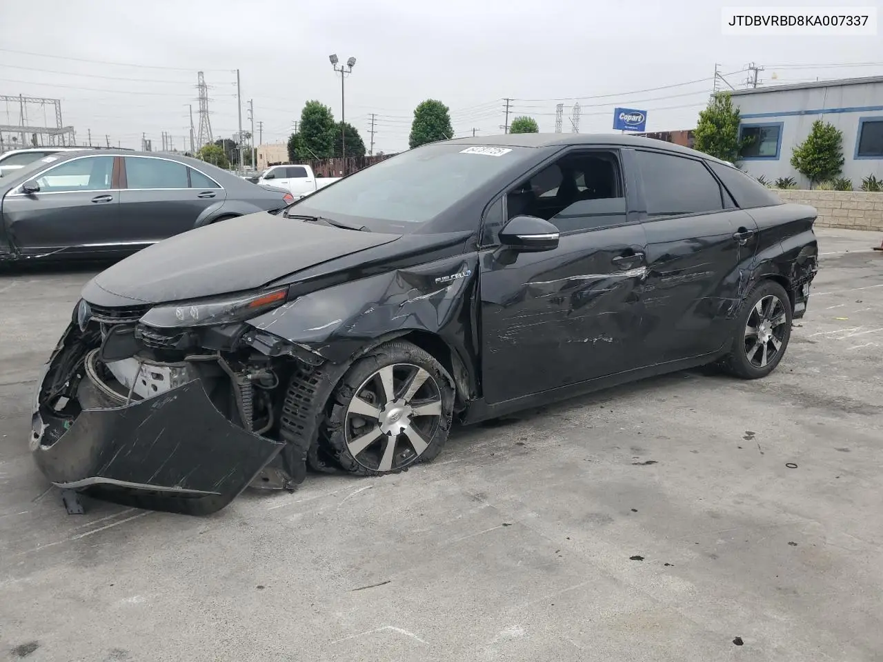 TOYOTA MIRAI 2019, VIN JTDBVRBD8KA007337