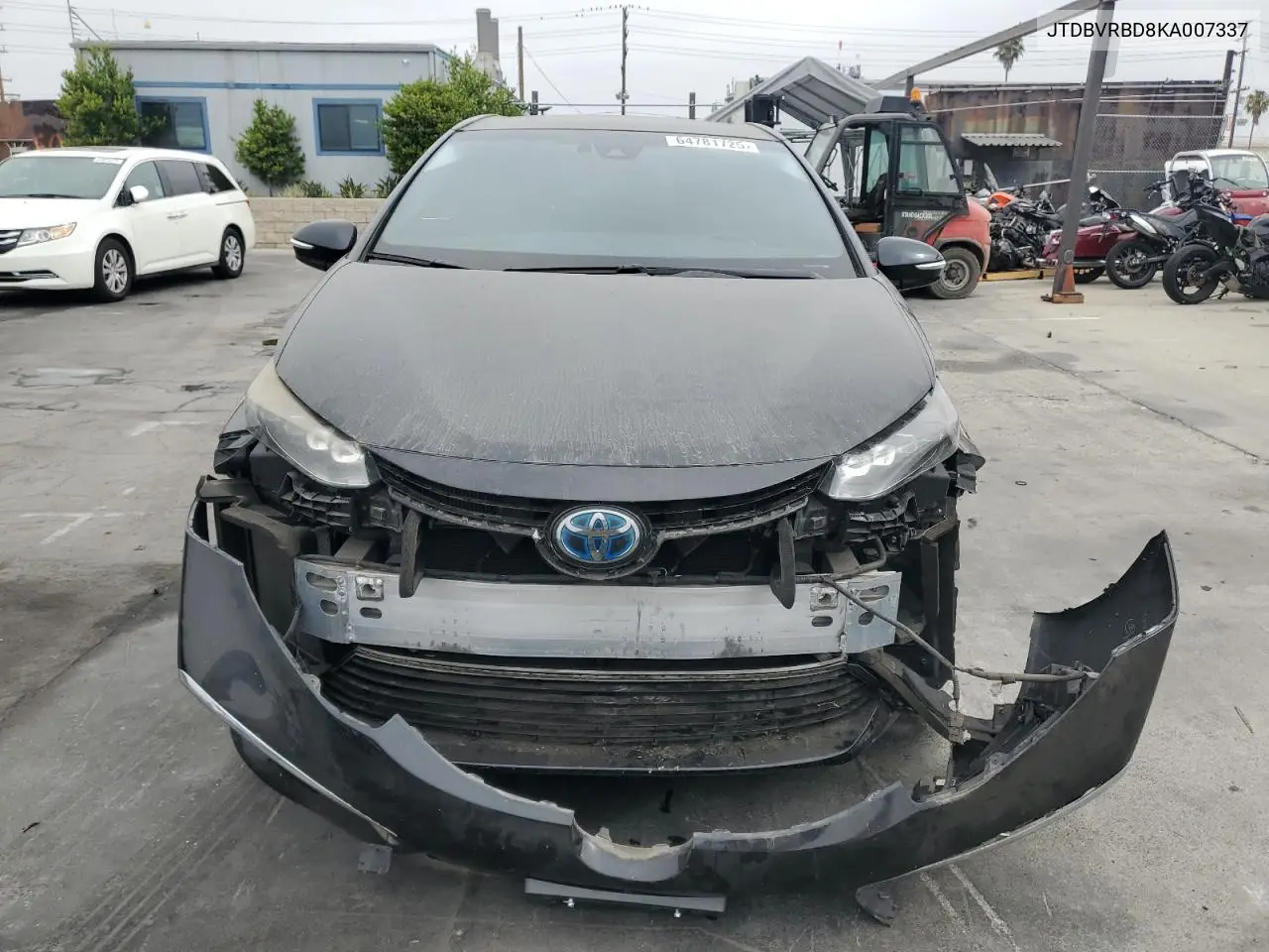 2019 TOYOTA MIRAI VIN JTDBVRBD8KA007337 — фото 5