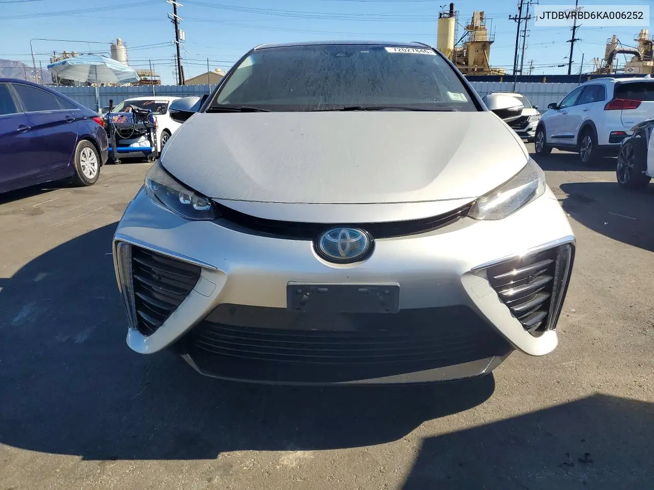 2019 TOYOTA MIRAI VIN JTDBVRBD6KA006252 — фото 5