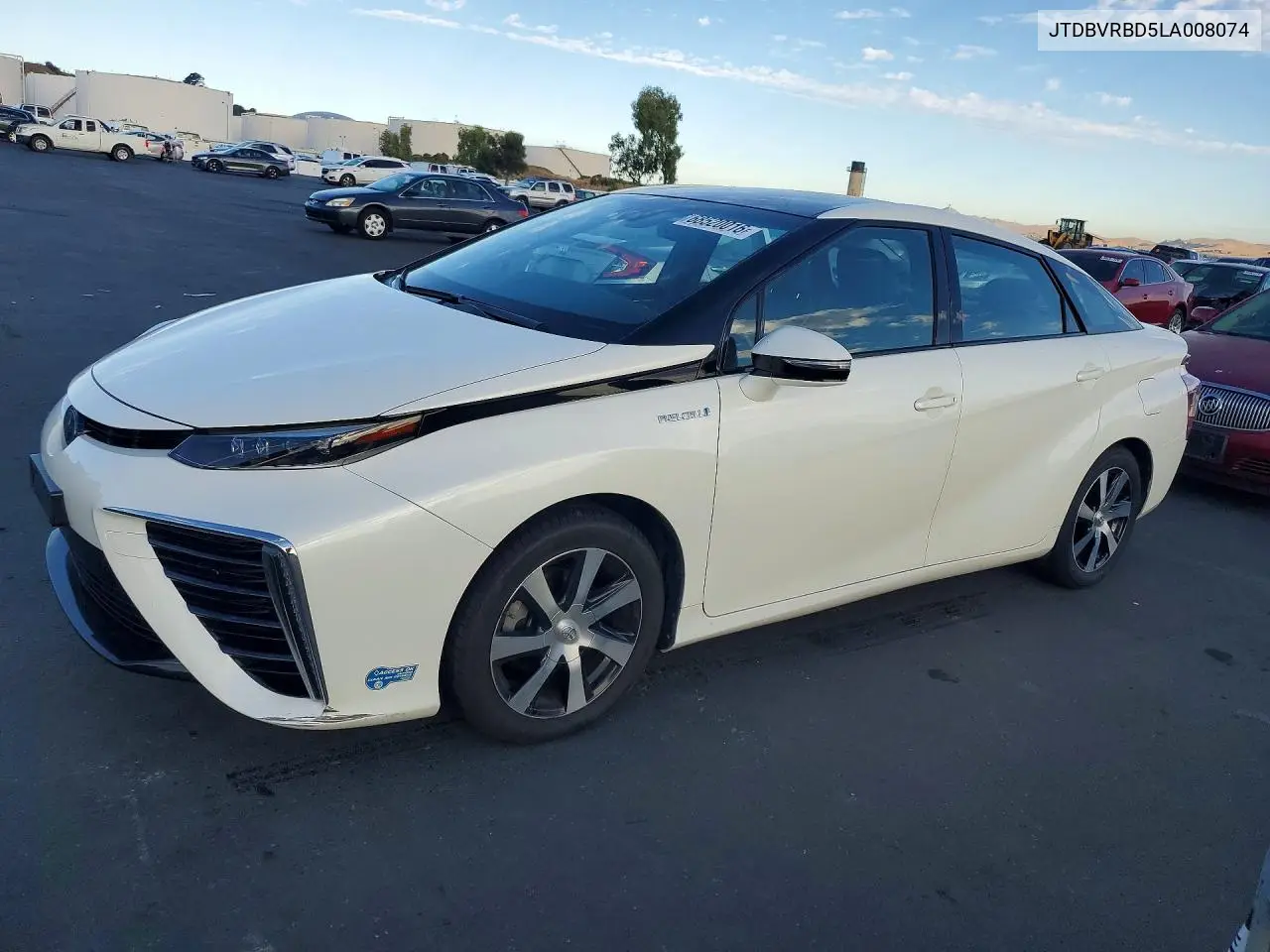 TOYOTA MIRAI 2020, VIN JTDBVRBD5LA008074