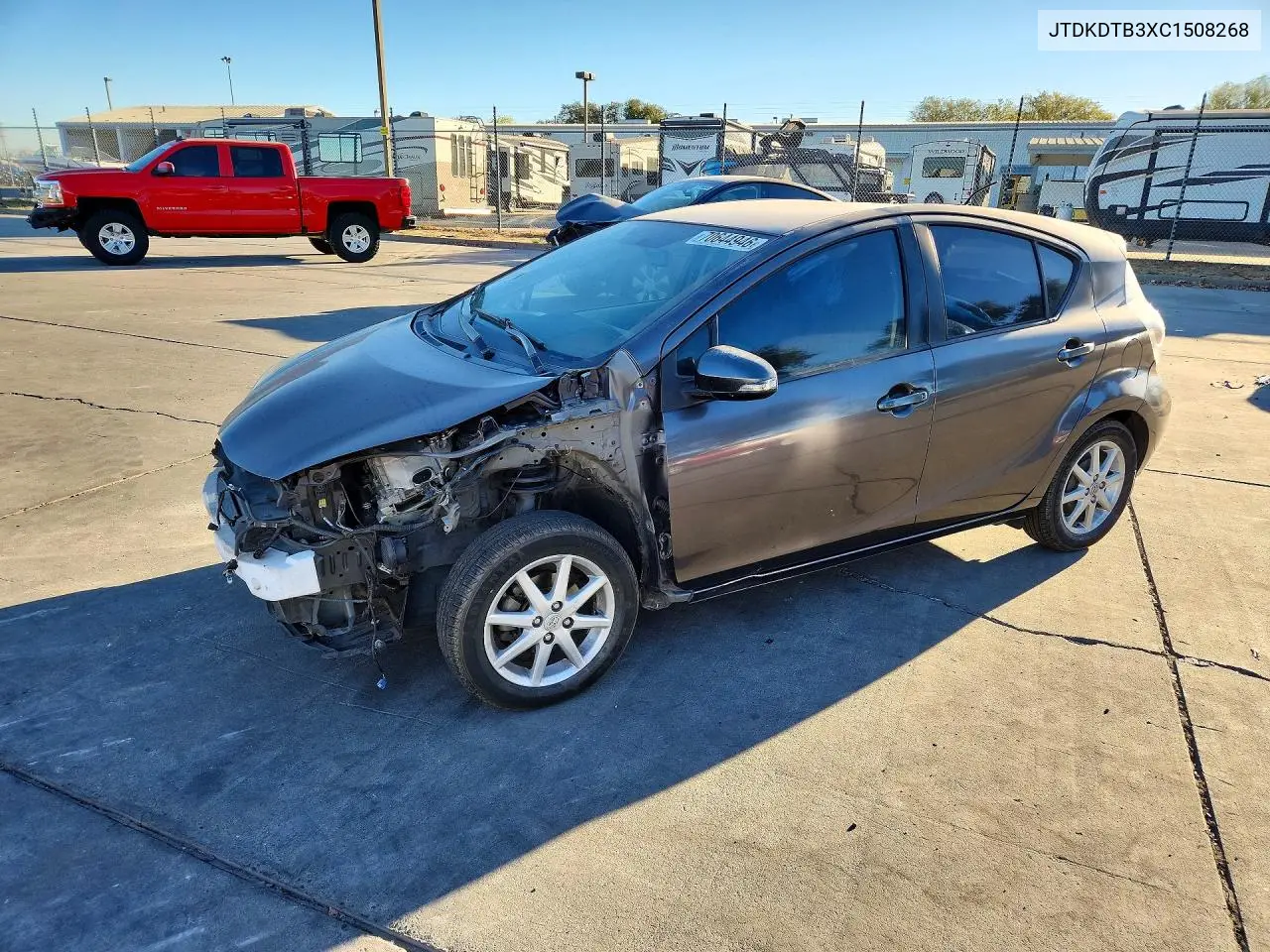 TOYOTA PRIUS C 2012, VIN JTDKDTB3XC1508268
