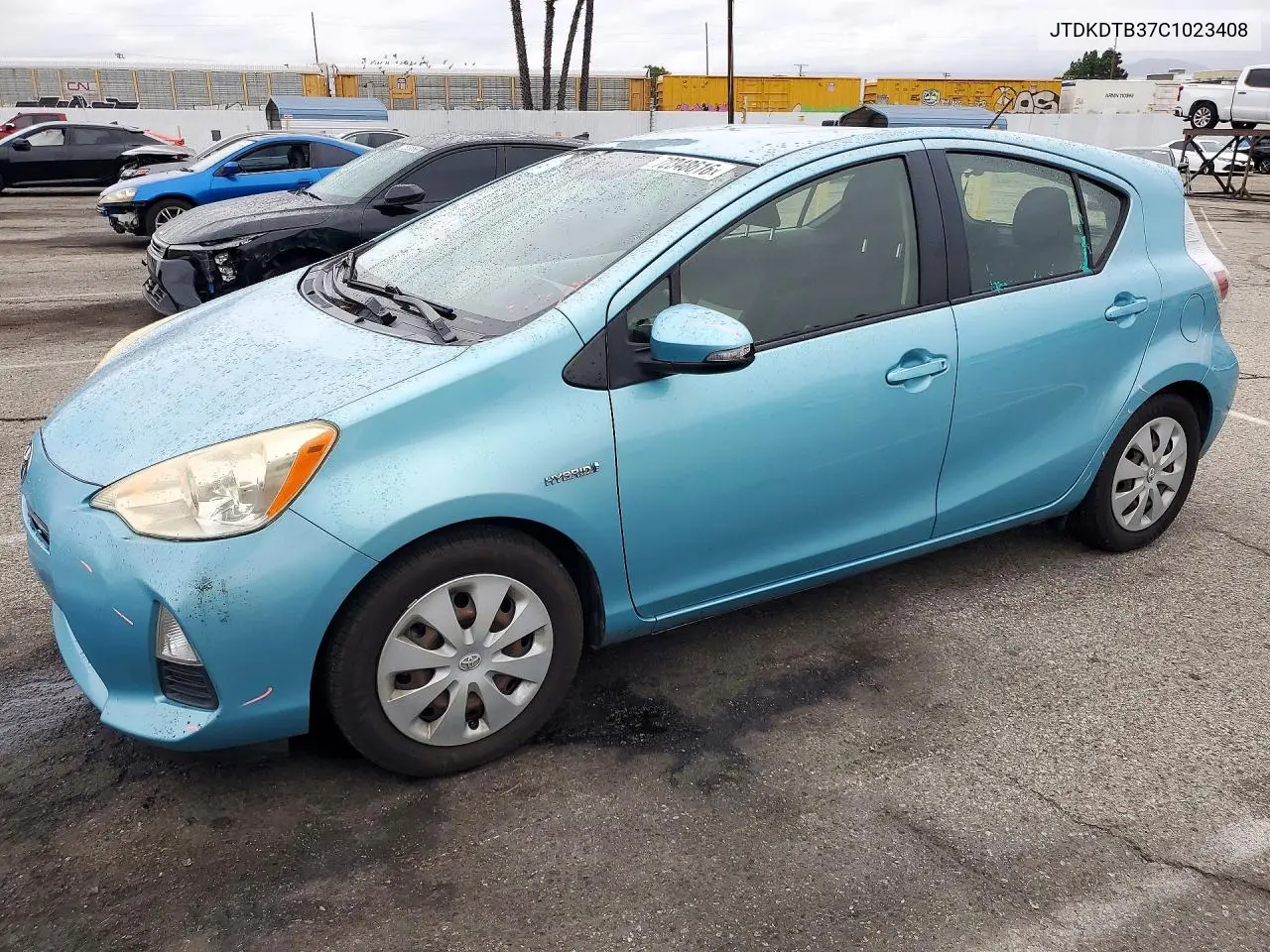 TOYOTA PRIUS C 2012, VIN JTDKDTB37C1023408
