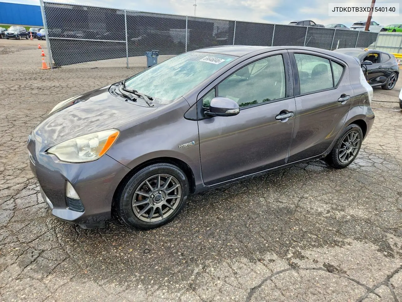 TOYOTA PRIUS C 2013, VIN JTDKDTB3XD1540140