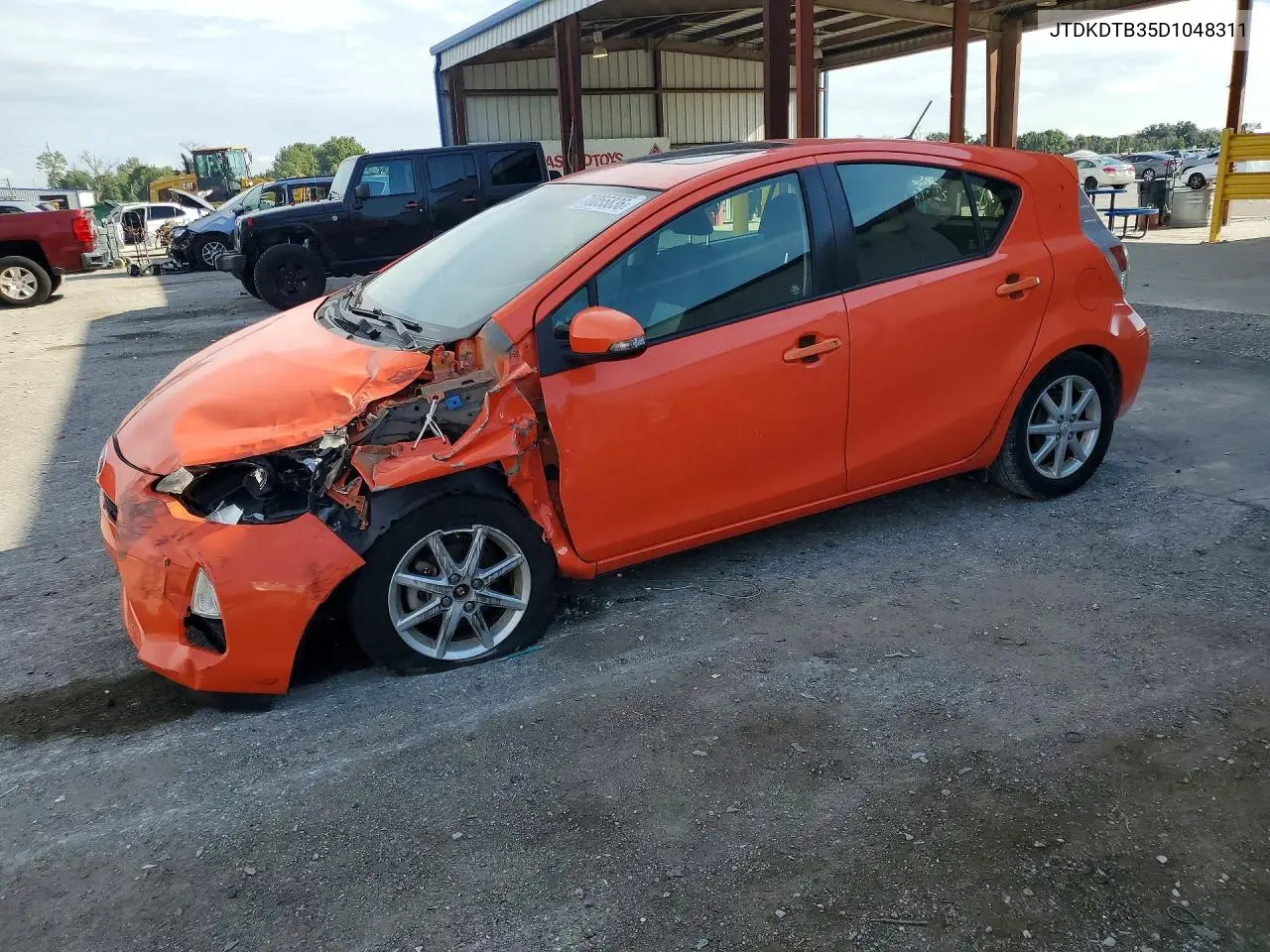 TOYOTA PRIUS C 2013, VIN JTDKDTB35D1048311