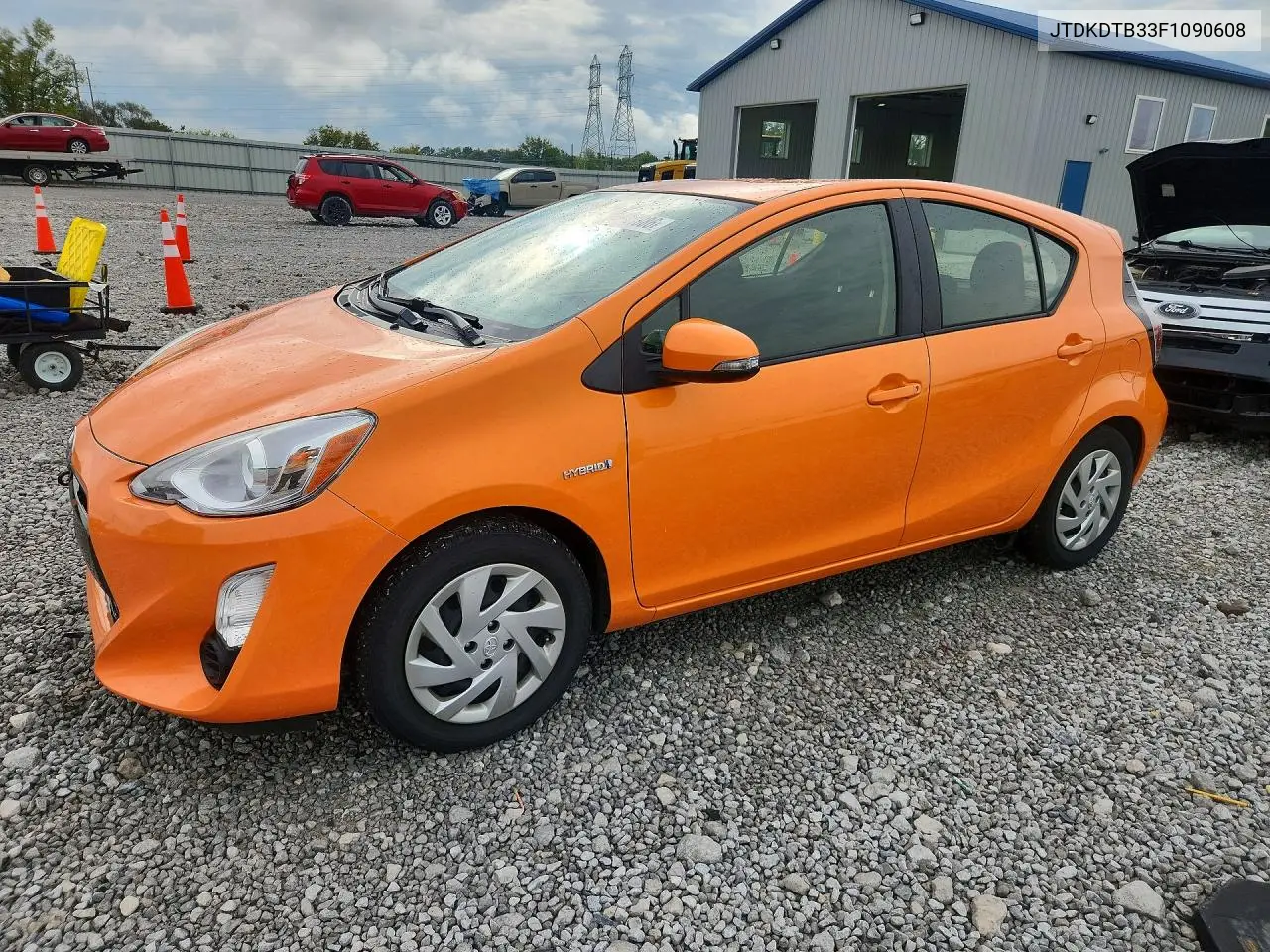 TOYOTA PRIUS C 2015, VIN JTDKDTB33F1090608