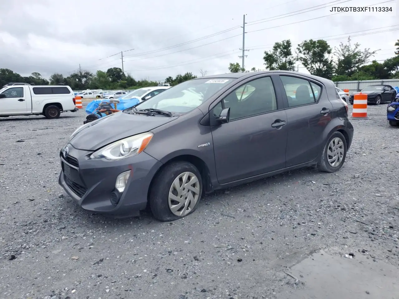 TOYOTA PRIUS C 2015, VIN JTDKDTB3XF1113334