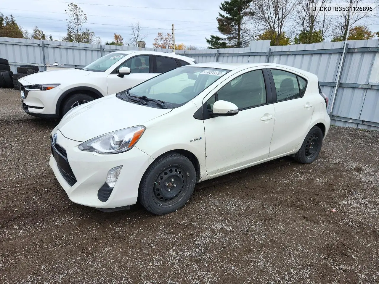 TOYOTA PRIUS C 2016, VIN JTDKDTB35G1126896