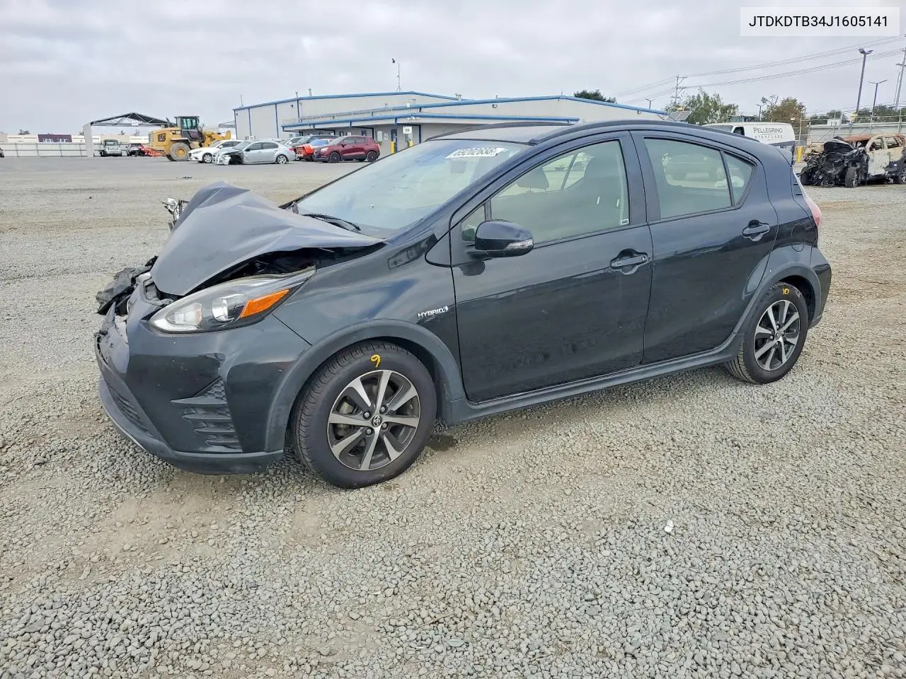 TOYOTA PRIUS C 2018, VIN JTDKDTB34J1605141