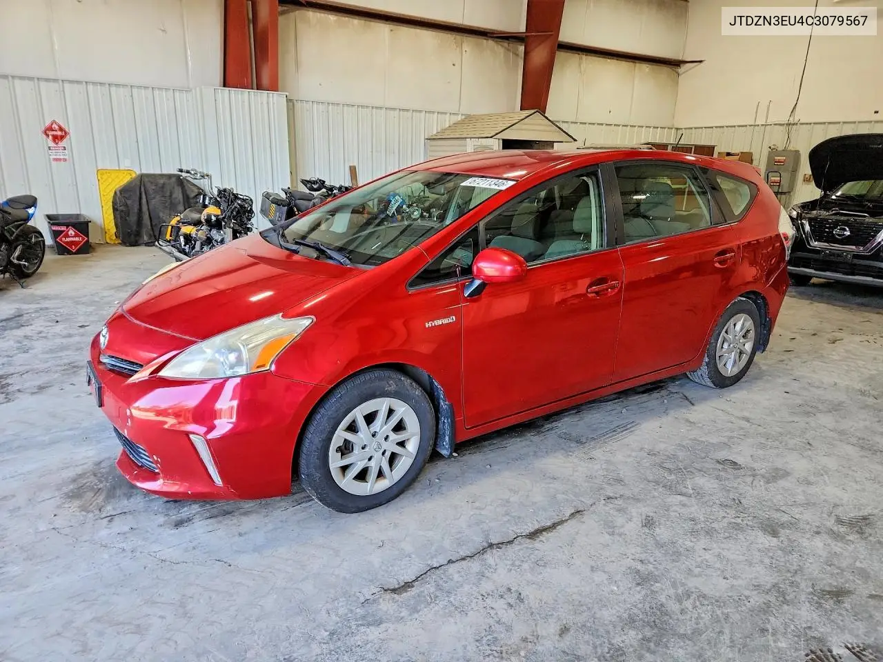 TOYOTA PRIUS V (+) 2012, VIN JTDZN3EU4C3079567
