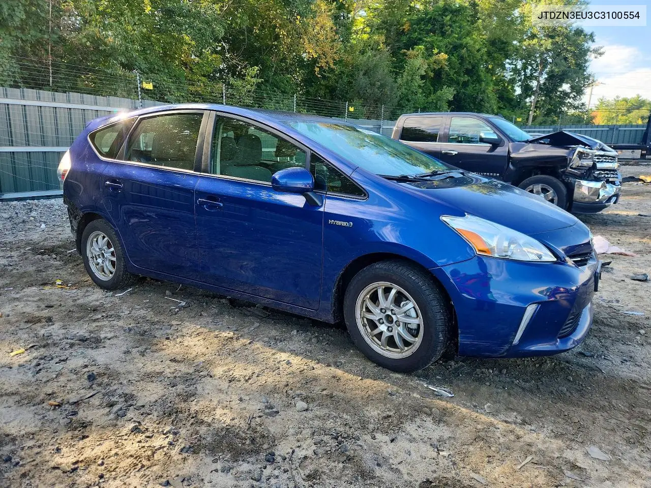 2012 TOYOTA PRIUS V (+) VIN JTDZN3EU3C3100554 — фото 4