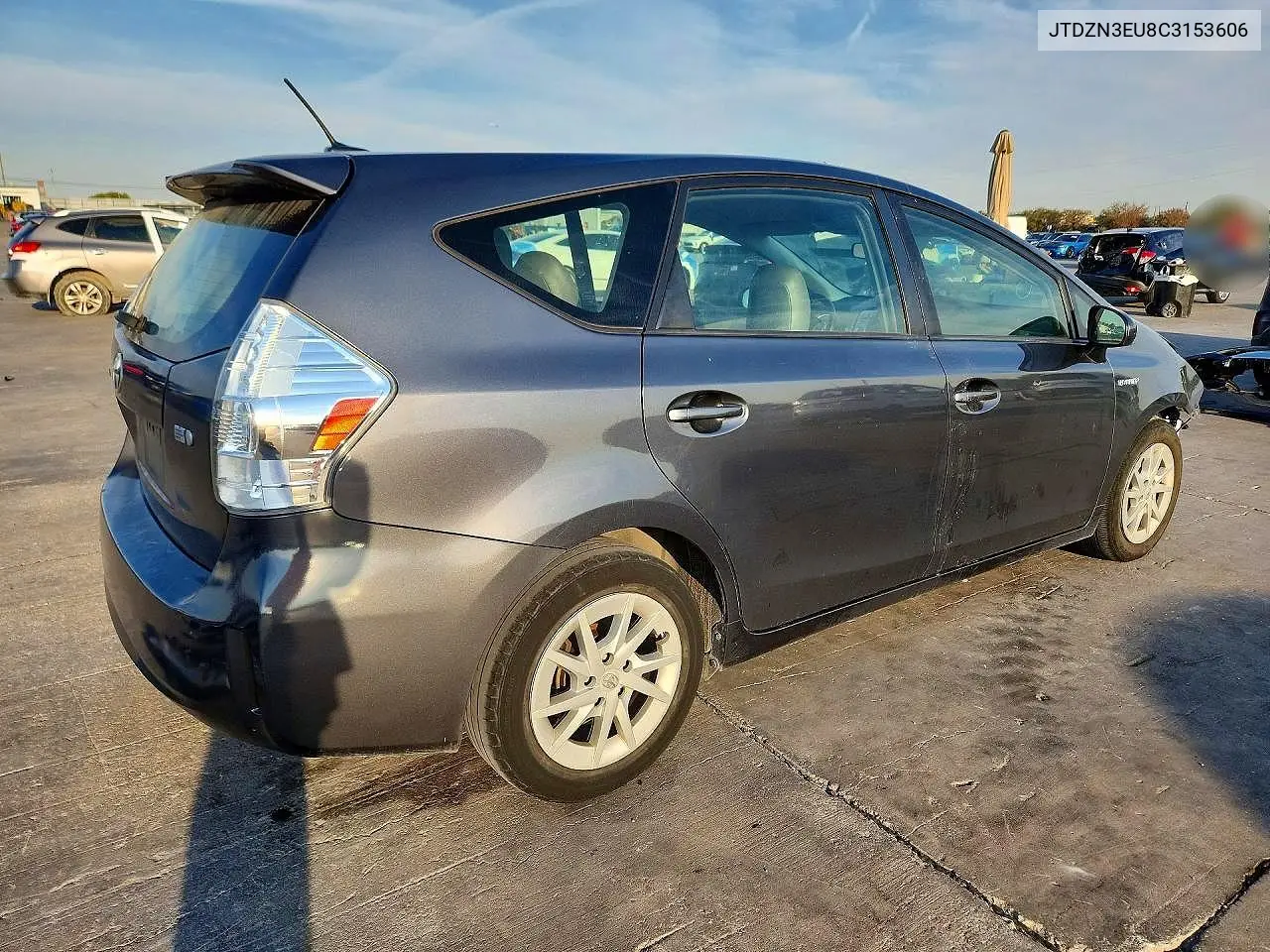 TOYOTA PRIUS V (+) 2012, VIN JTDZN3EU8C3153606