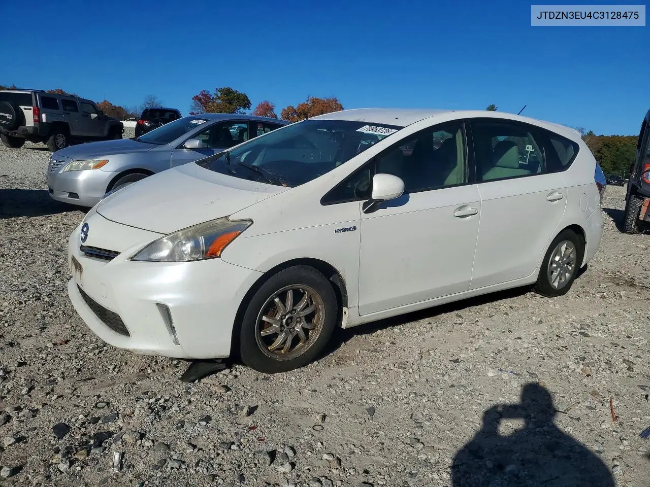 TOYOTA PRIUS V (+) 2012, VIN JTDZN3EU4C3128475
